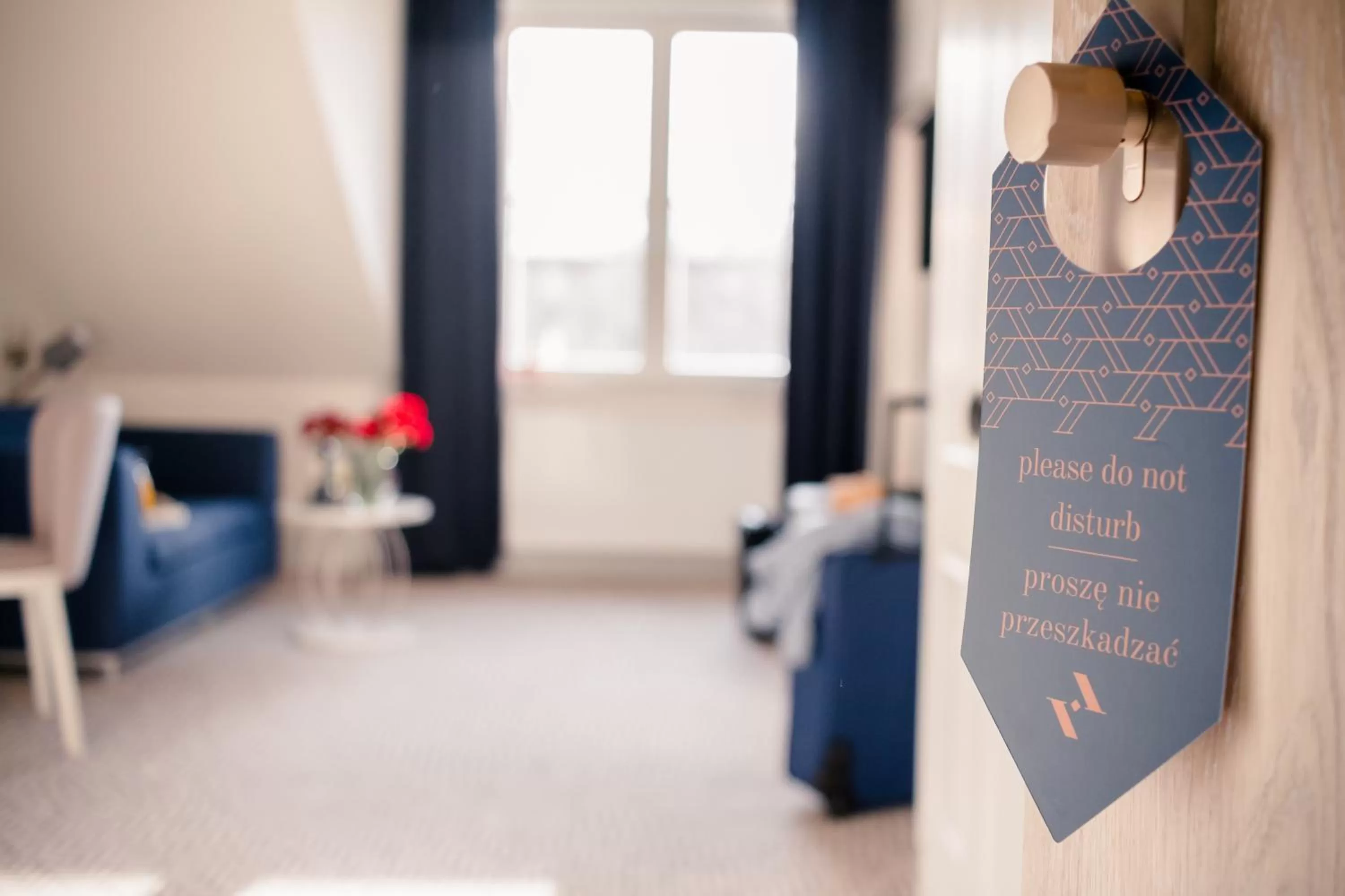 Living room, Bed in Amber Design Residence