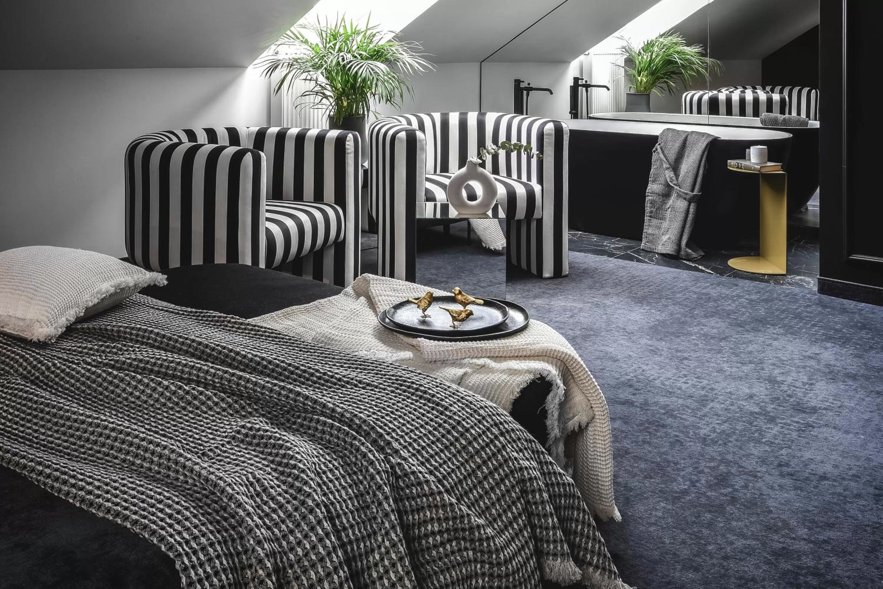 Bedroom, Bed in Berman House