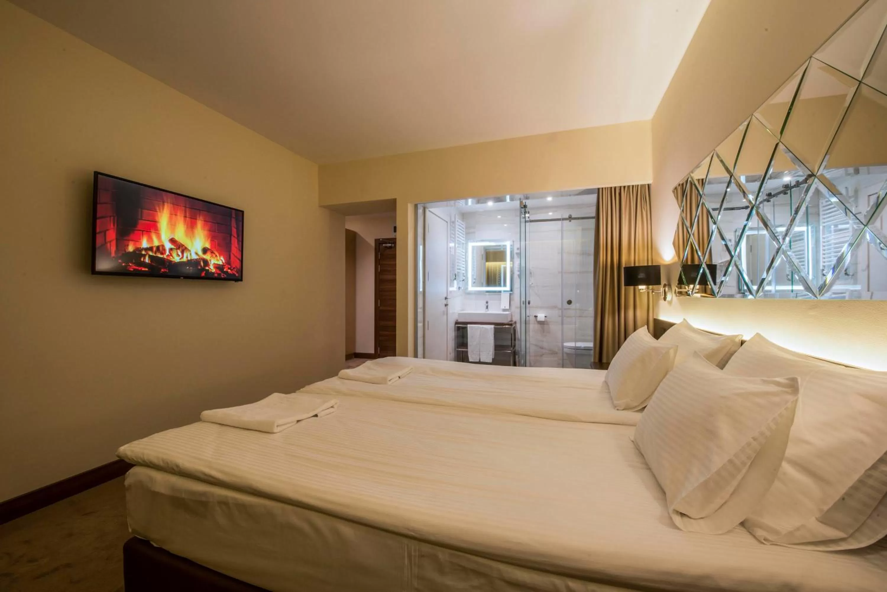 Bed in Hotel Spa Grad