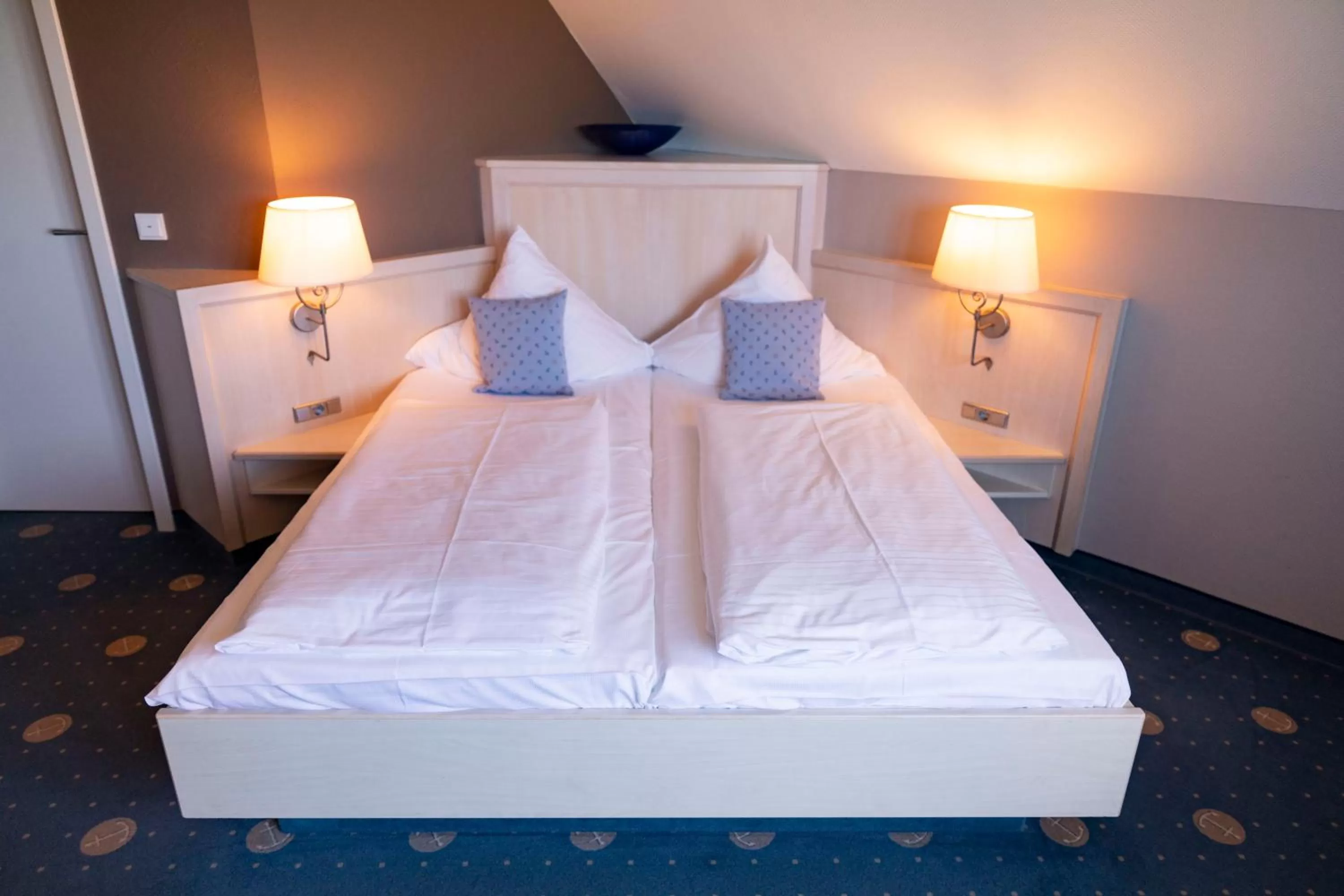 Bed in Anker's Hörn - Hotel & Restaurant auf der Hallig Langeness