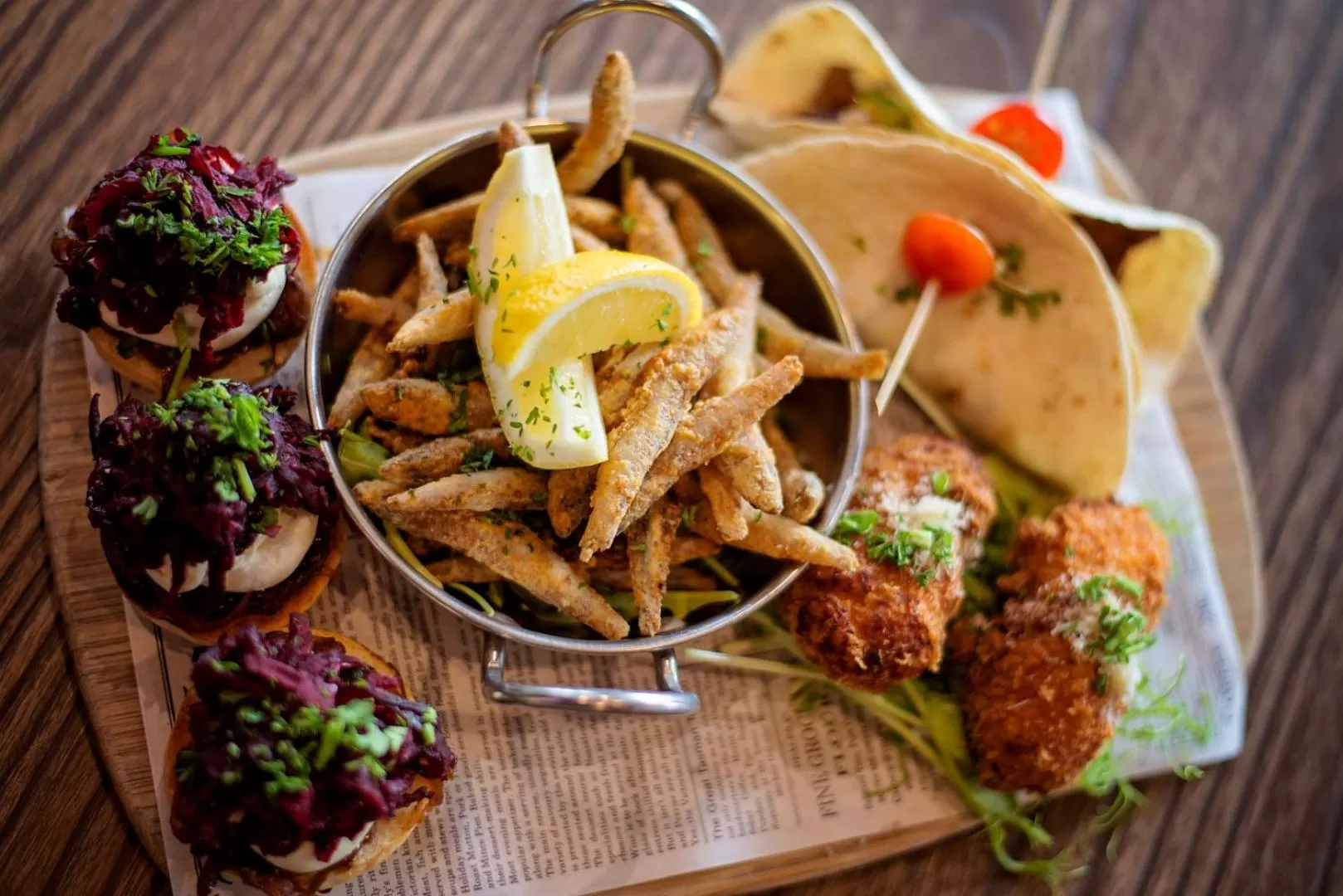 Food in Six Degrees Boutique Hotel