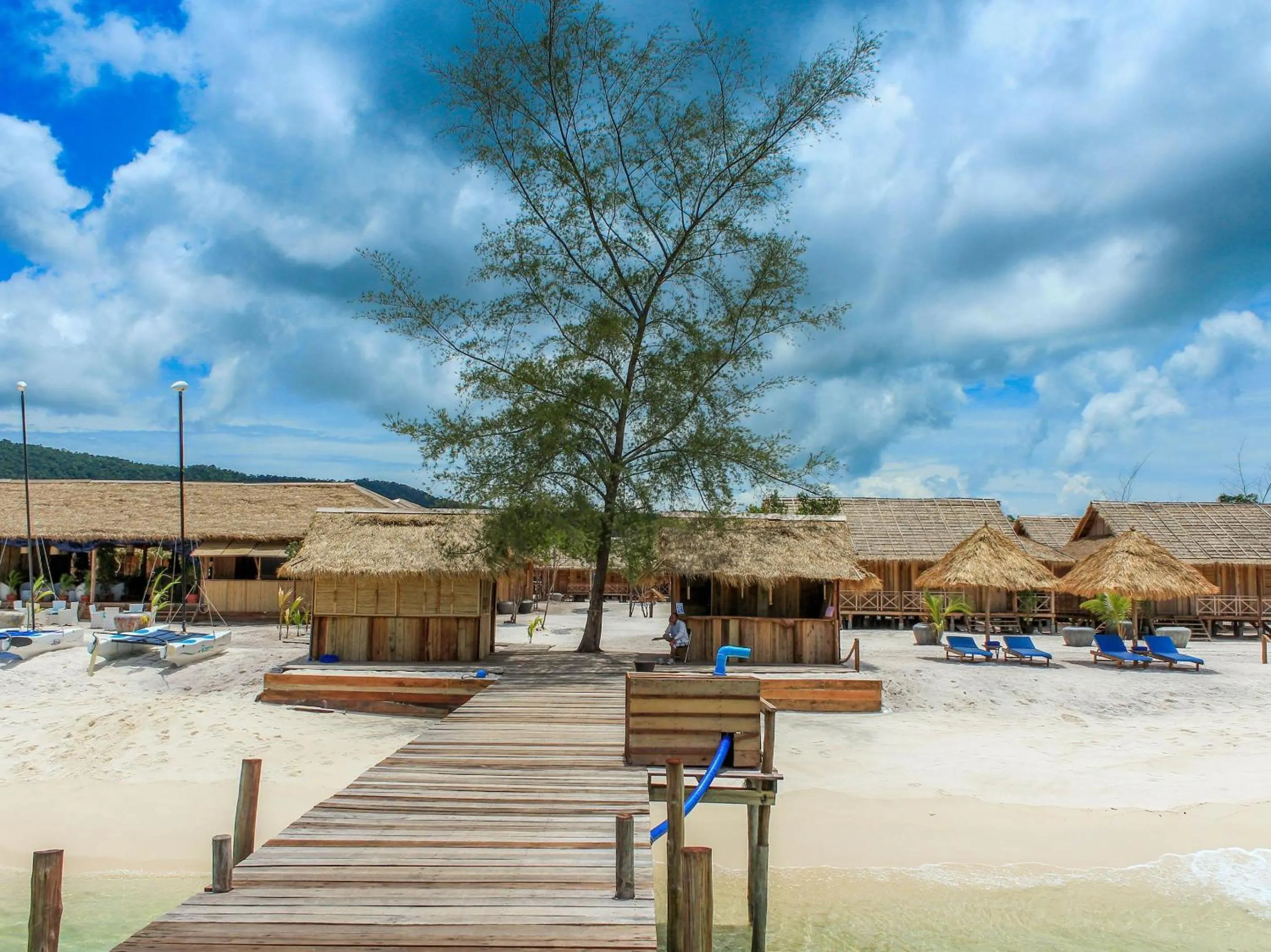 Natural landscape in Sok San Beach Resort