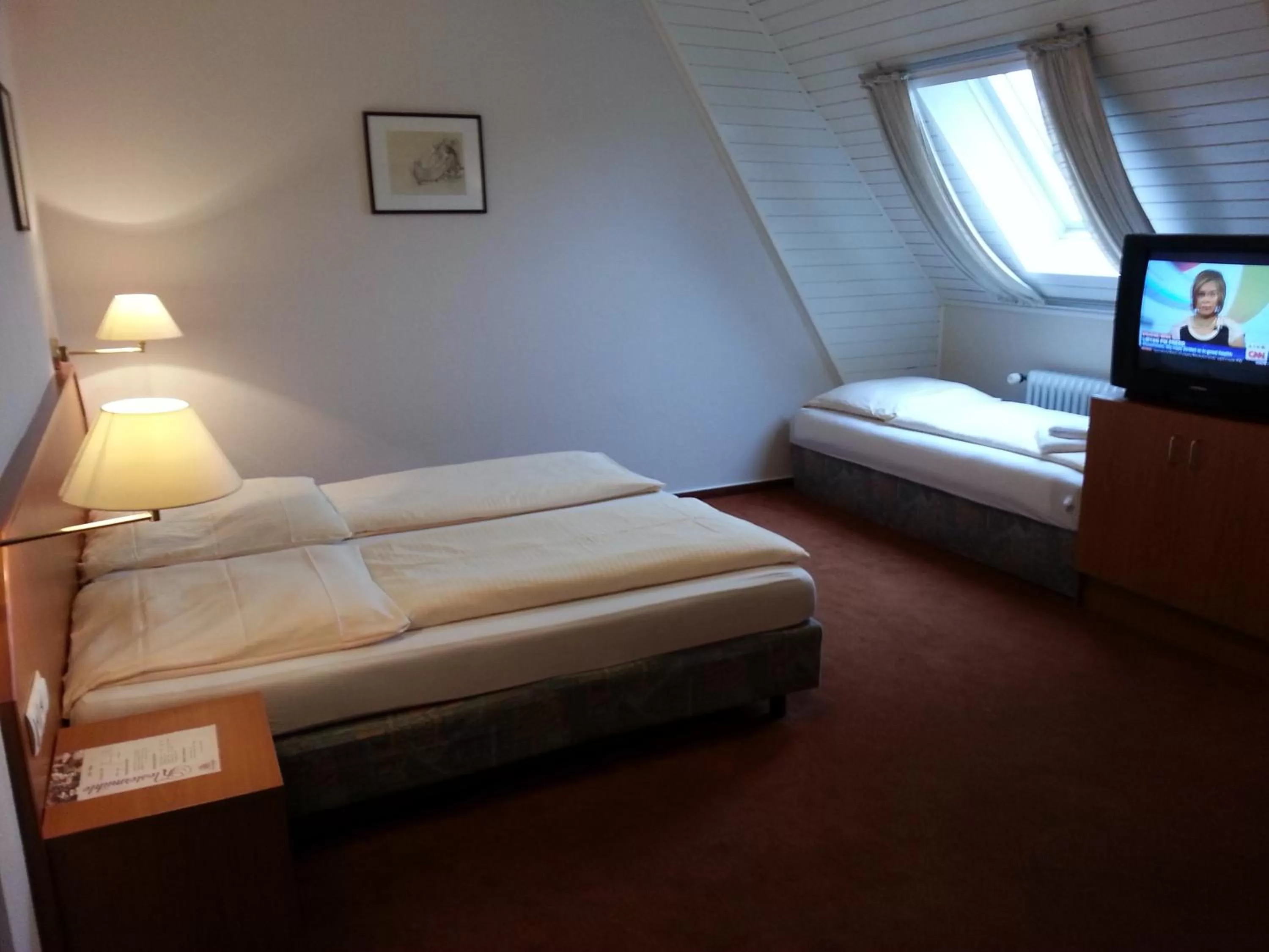 Photo of the whole room, Bed in Hotel Restaurant Klostermühle