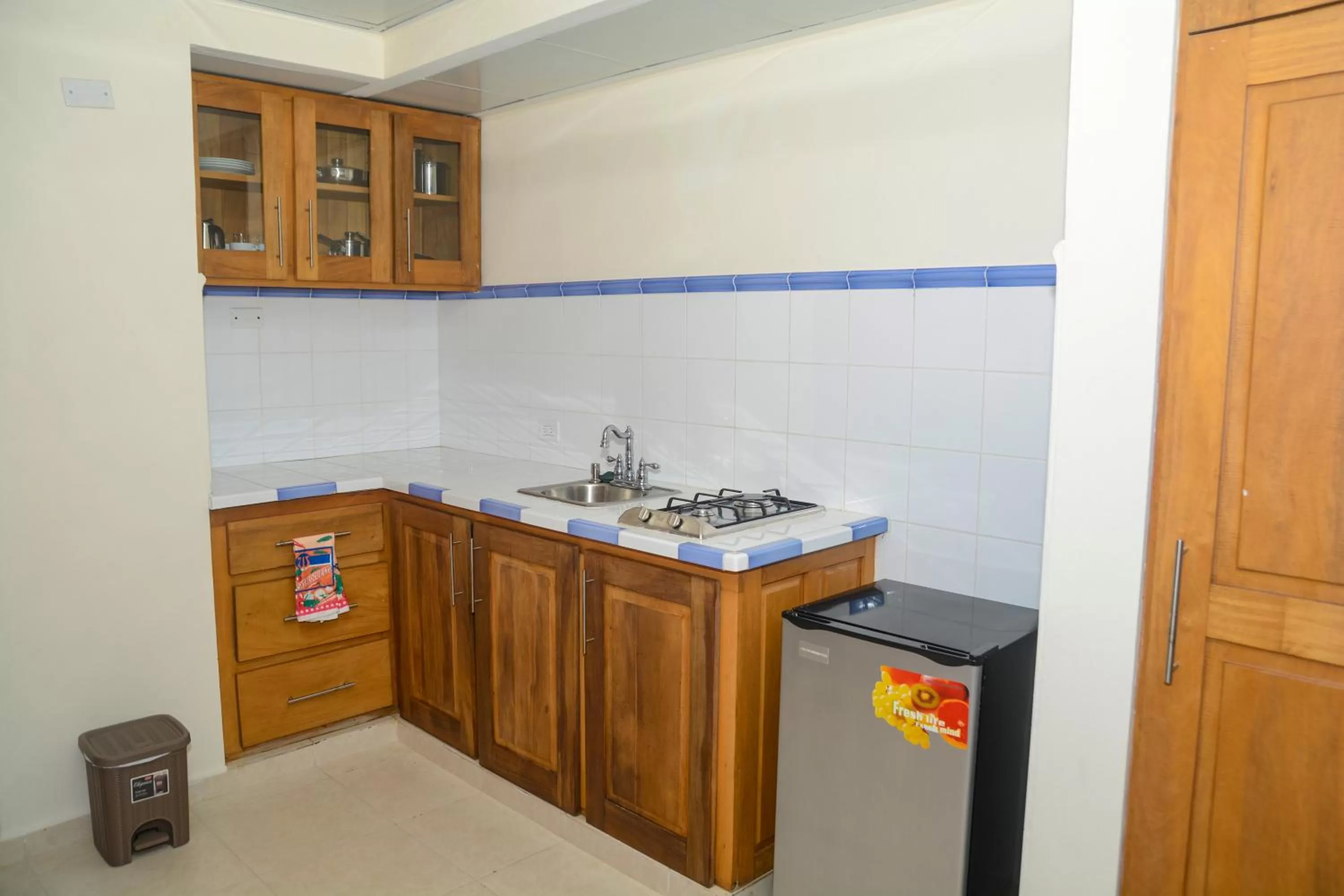 Kitchen or kitchenette in Hotel Jaraba