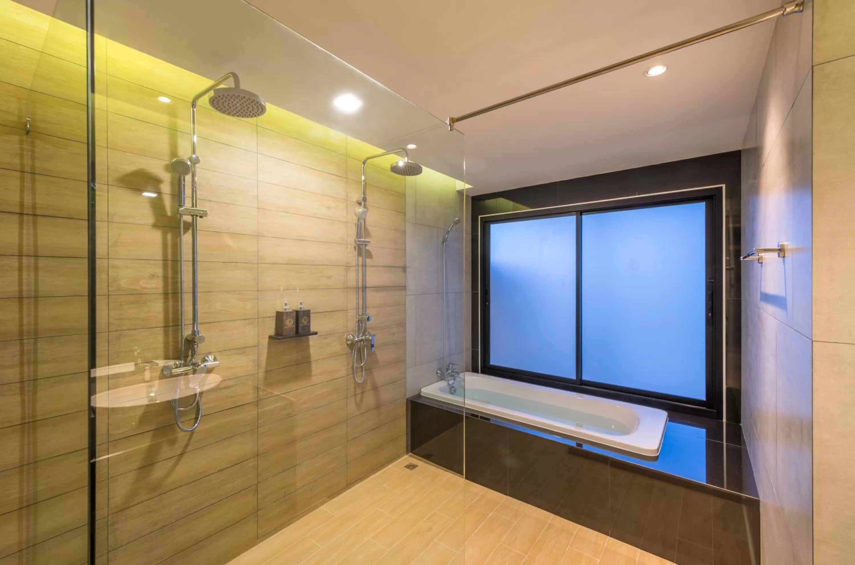 Shower in Cher​mantra​ Aonang​ Resort & Pool​ Suite
