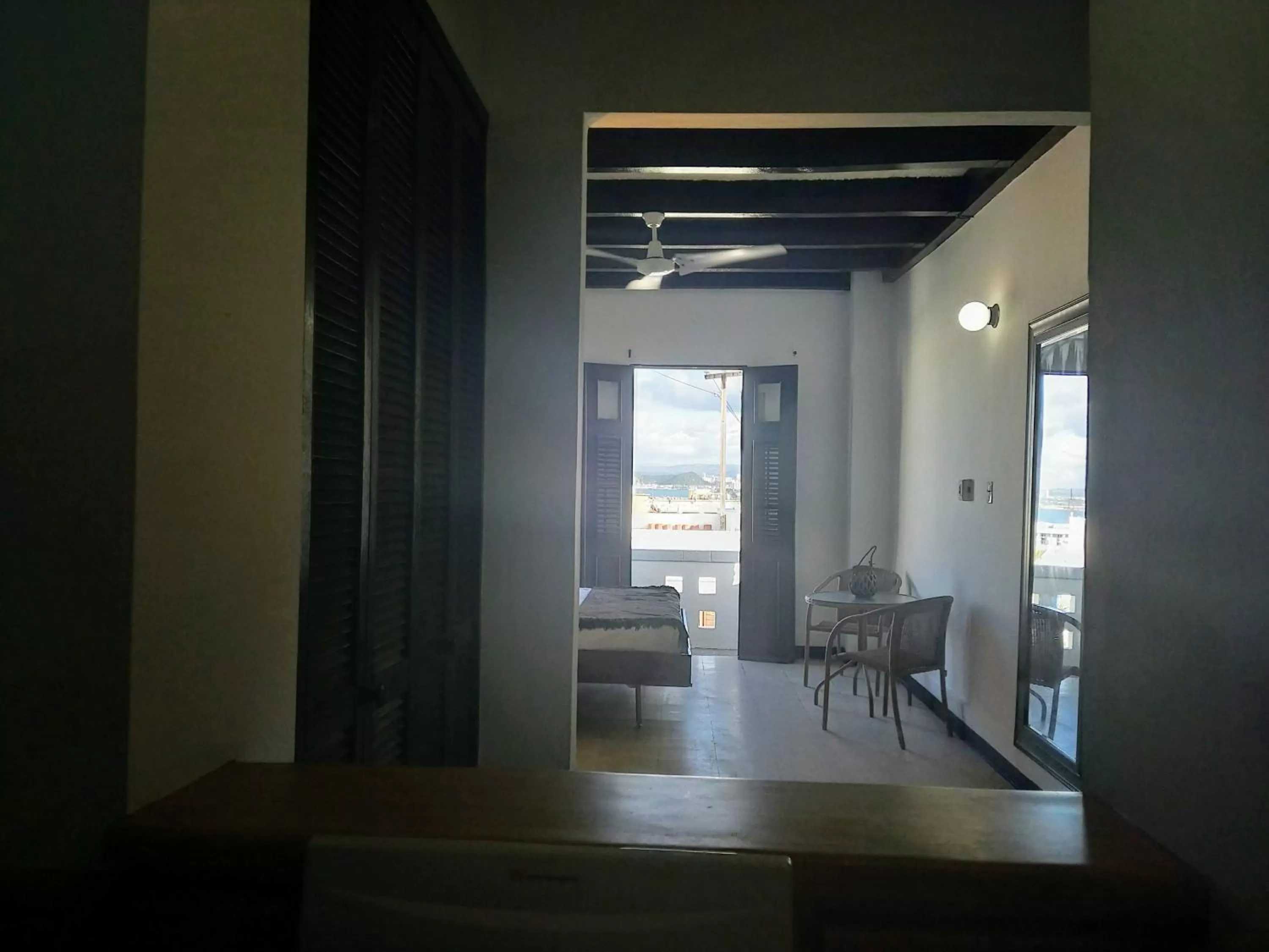 Living room in La Capitana Old San Juan Building