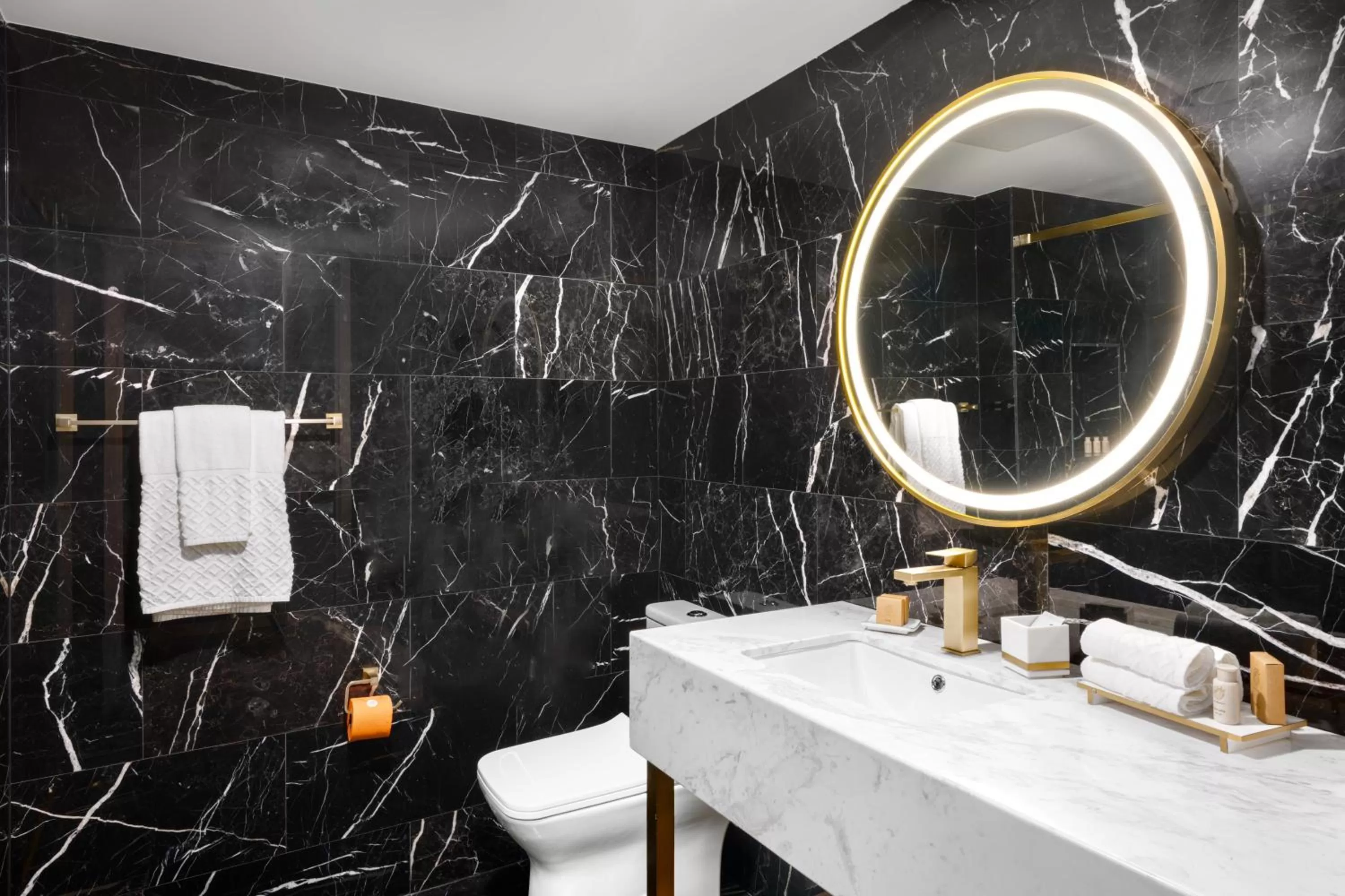 Bathroom in Dolce by Wyndham Hollywood