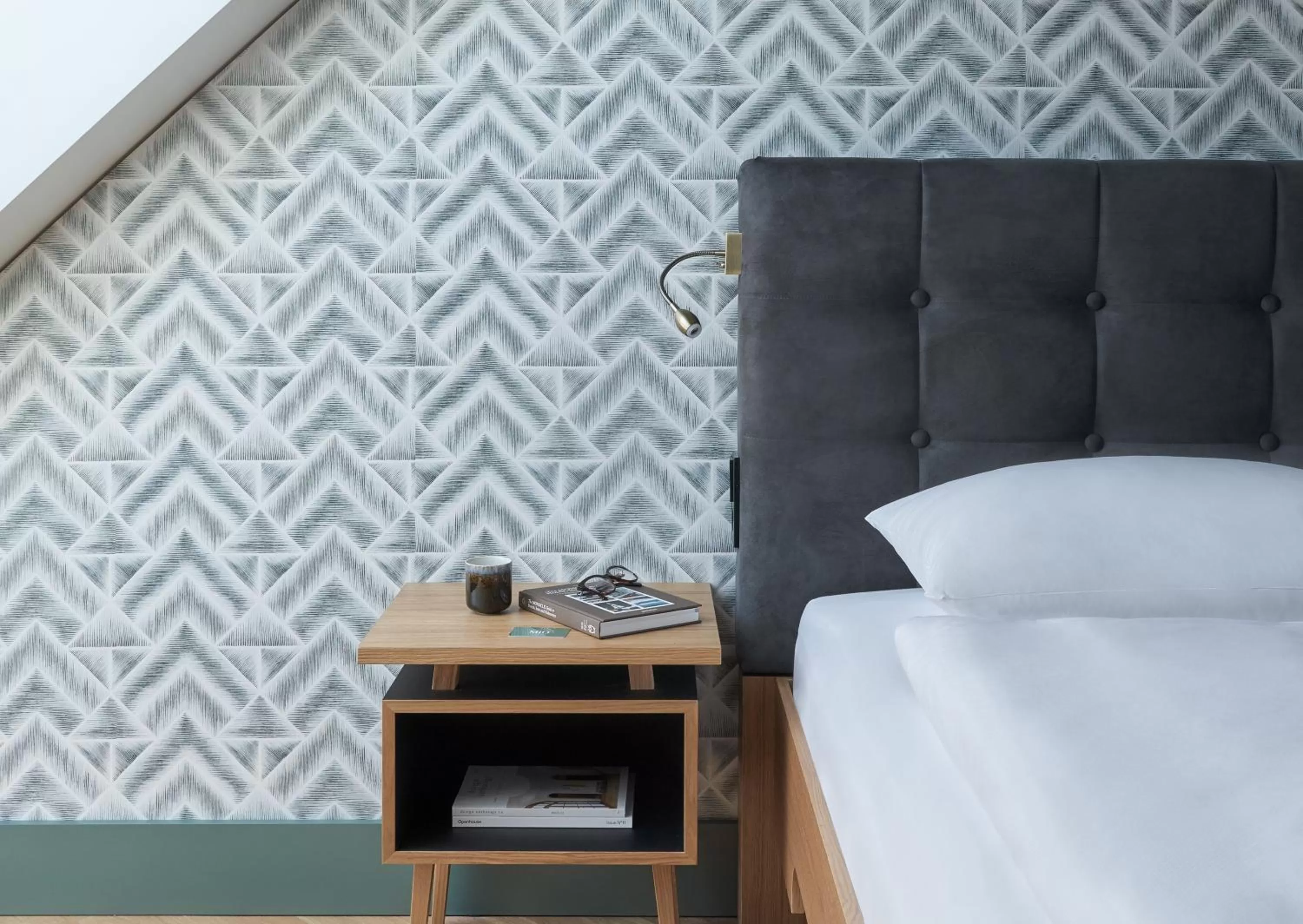 Decorative detail, Bed in Hotel MIO by AMANO