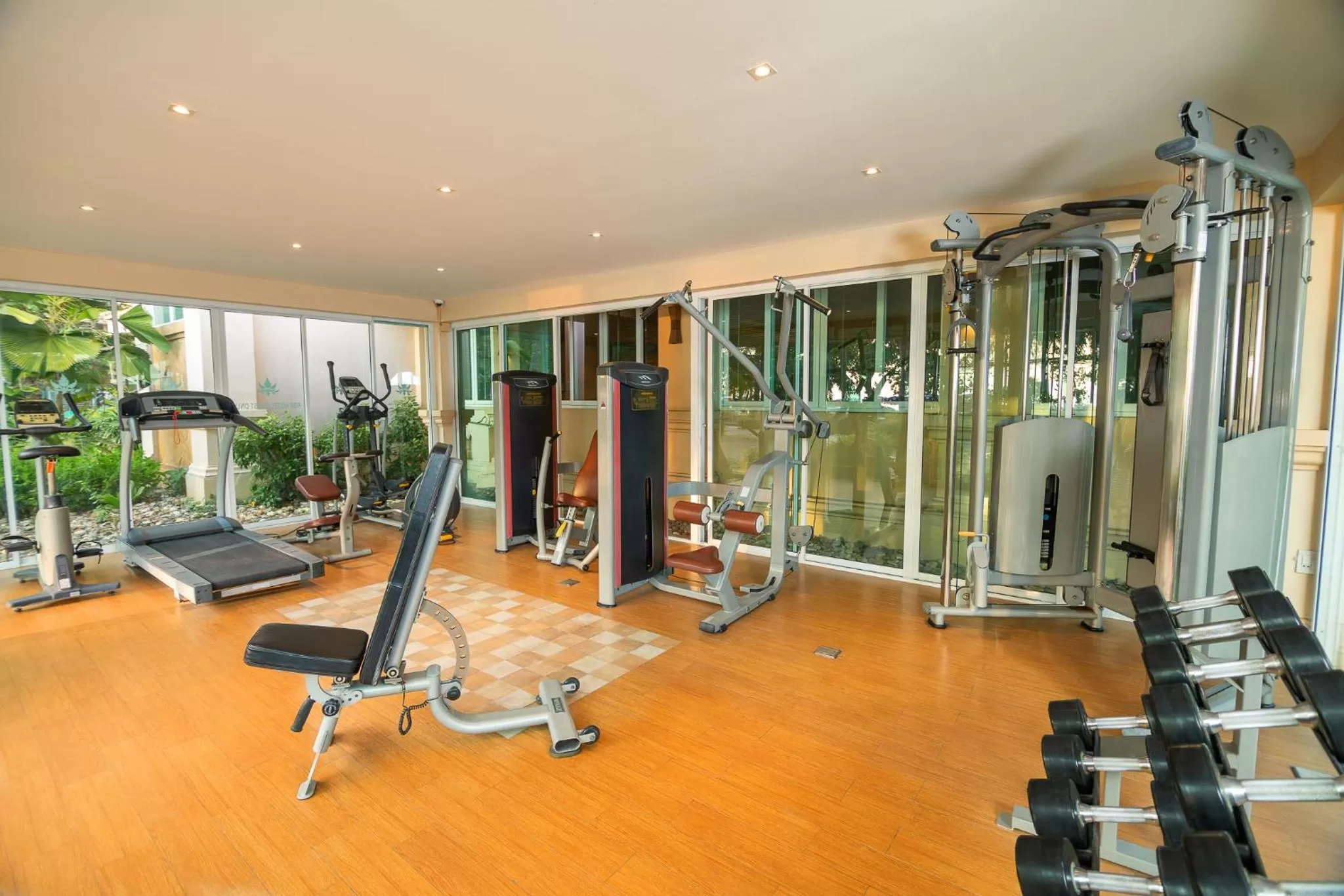Fitness centre/facilities in Avalon Beach Resort