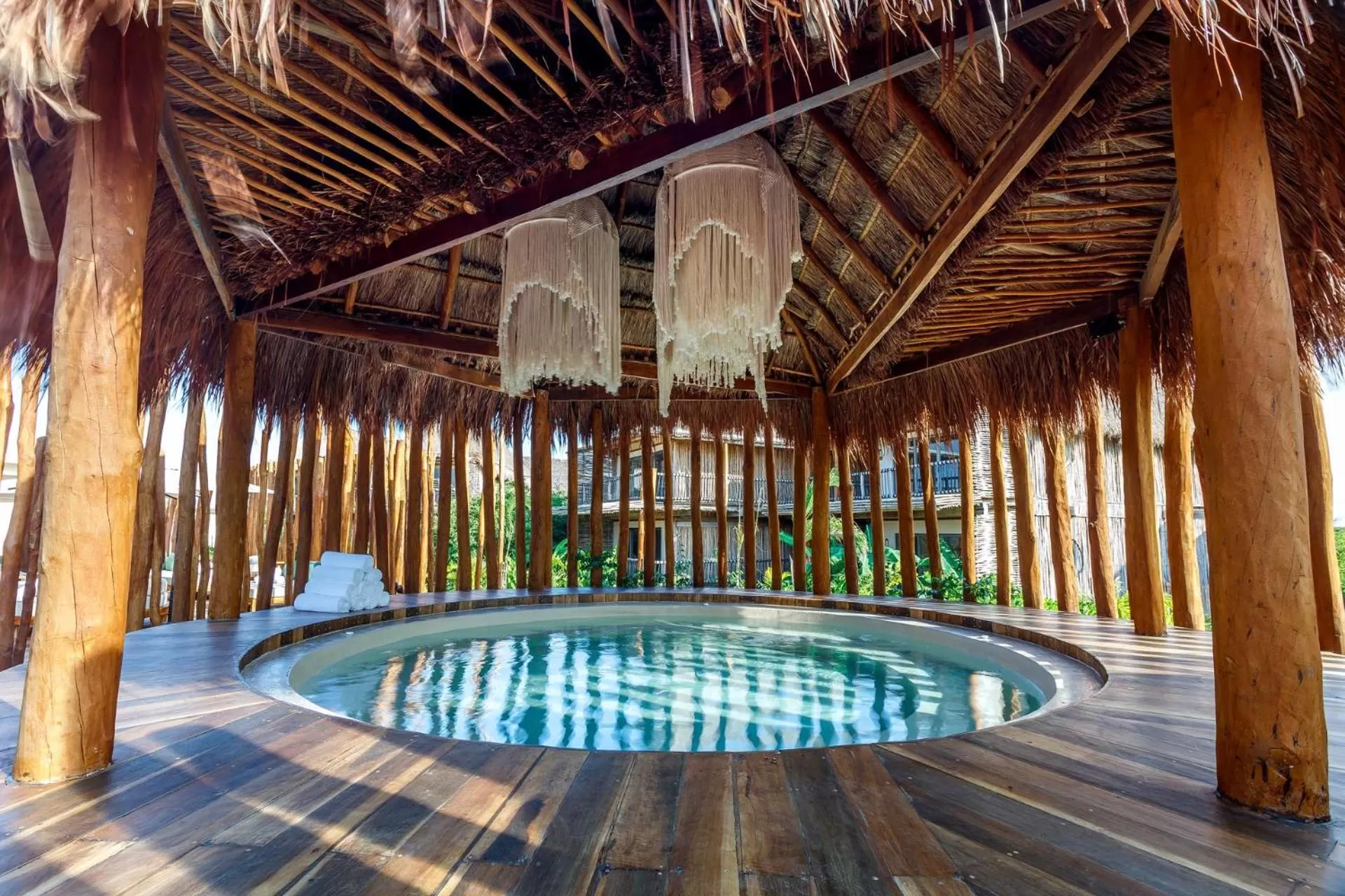 Hot Tub in Hotel Shibari - Restaurant & Cenote Club