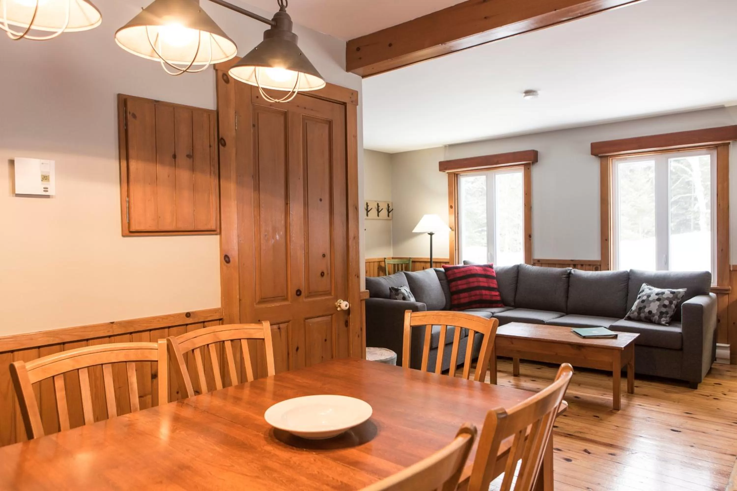 Living room in Gîte du Mont-Albert - Sepaq