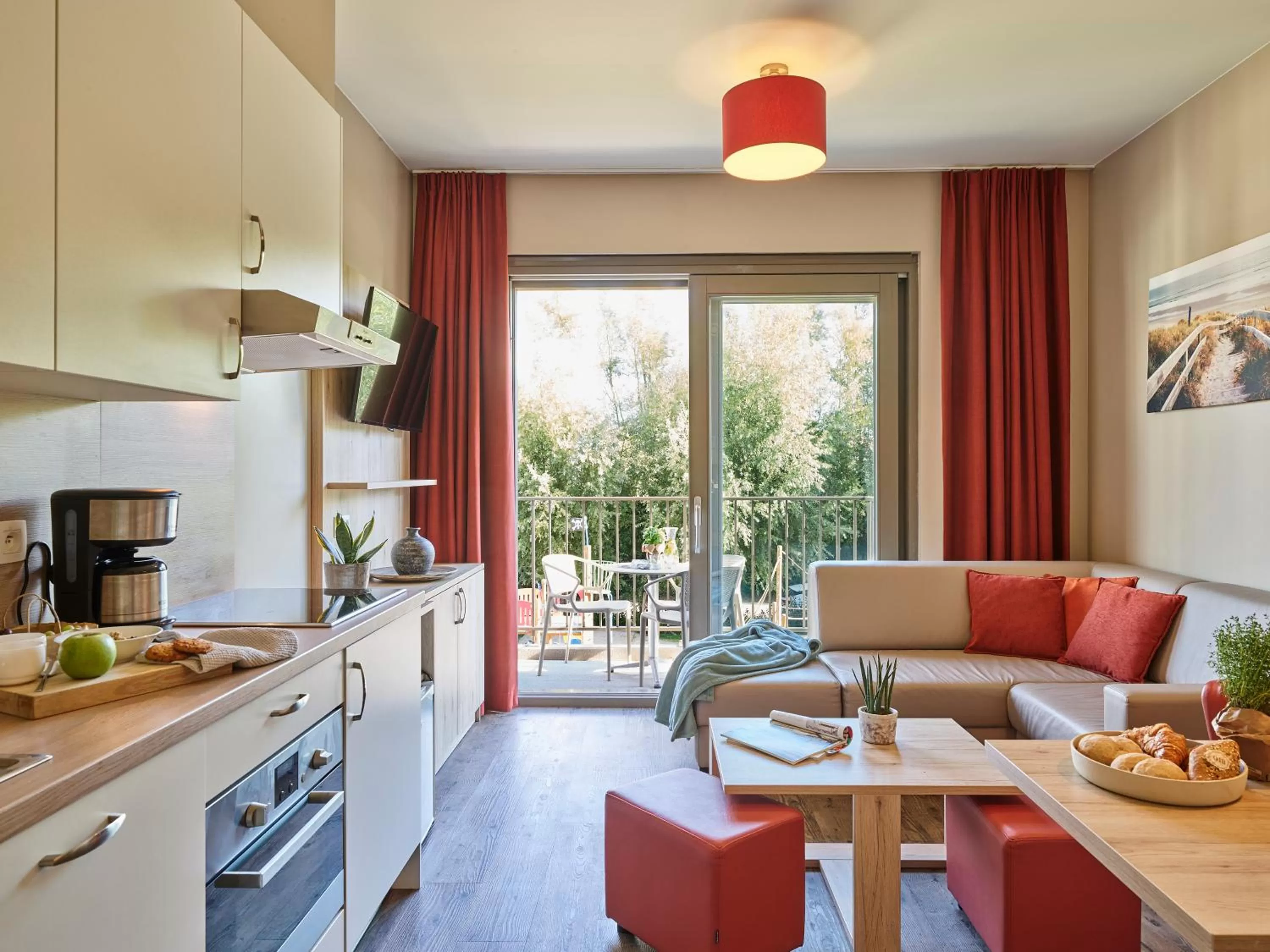 Balcony/Terrace in Holiday Suites Westende - Middelkerke