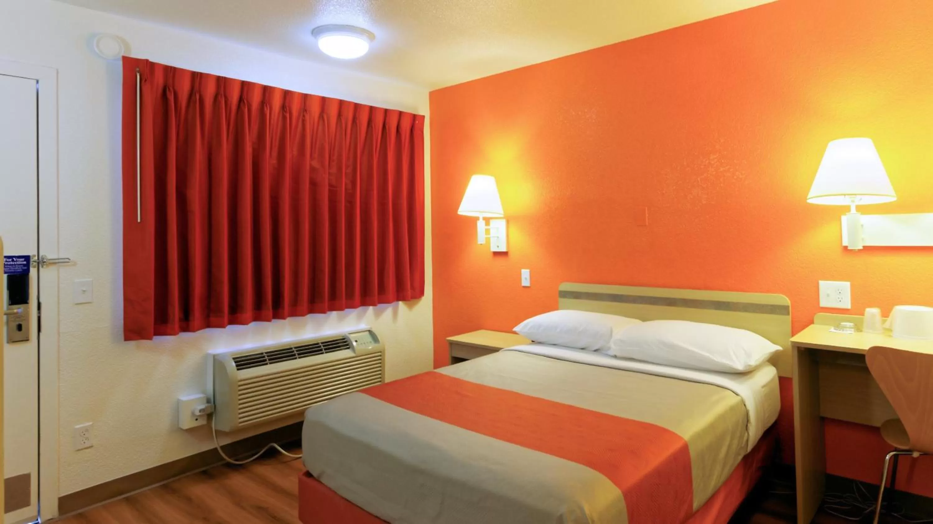 Bed in Motel 6-Chico, CA