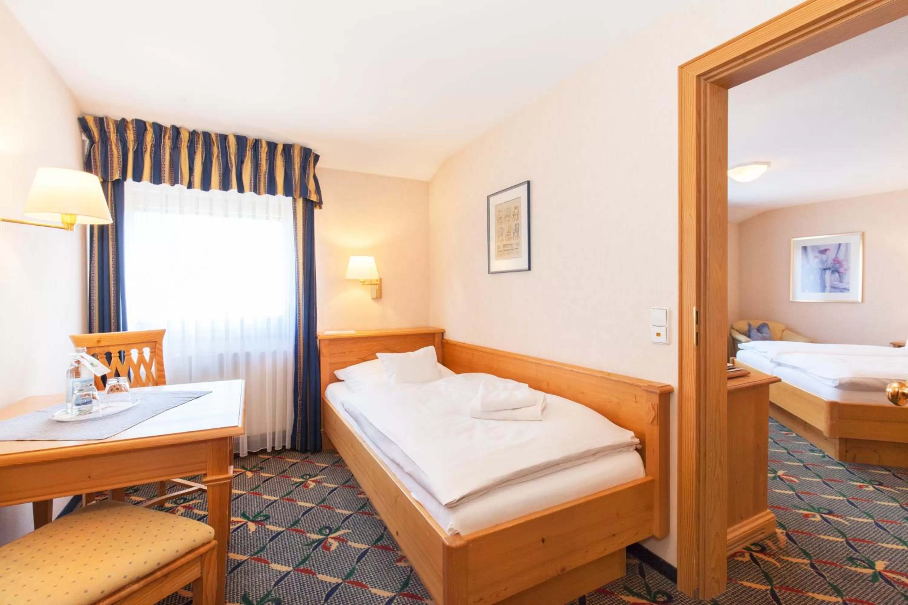 Bed in Landgasthof Hotel Hirsch