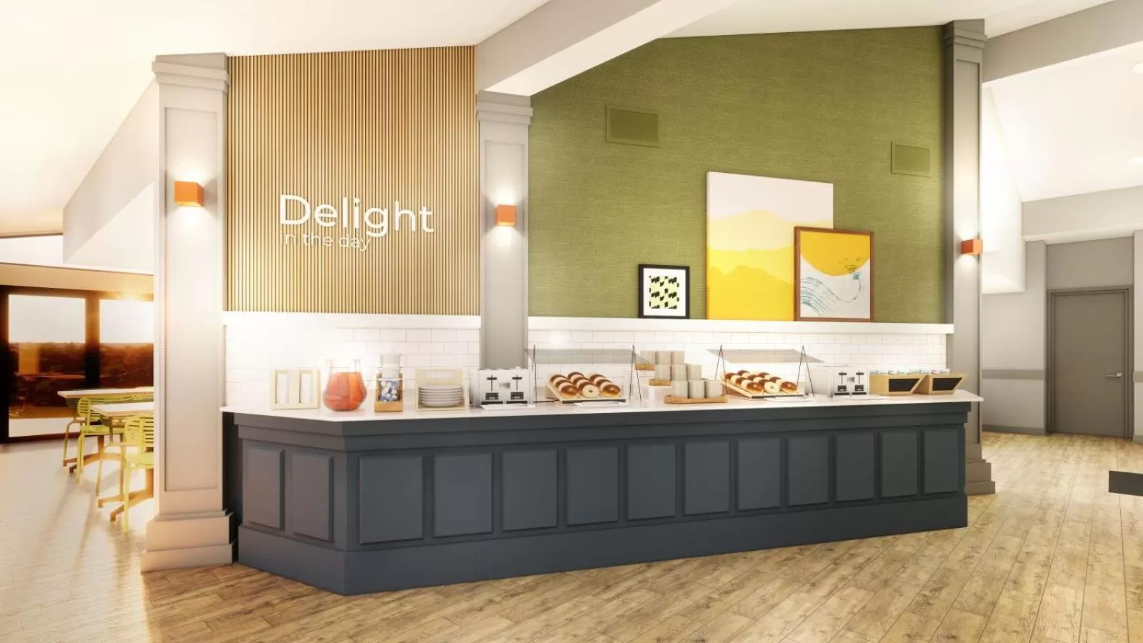 Food and drinks in Spark By Hilton Mystic Groton