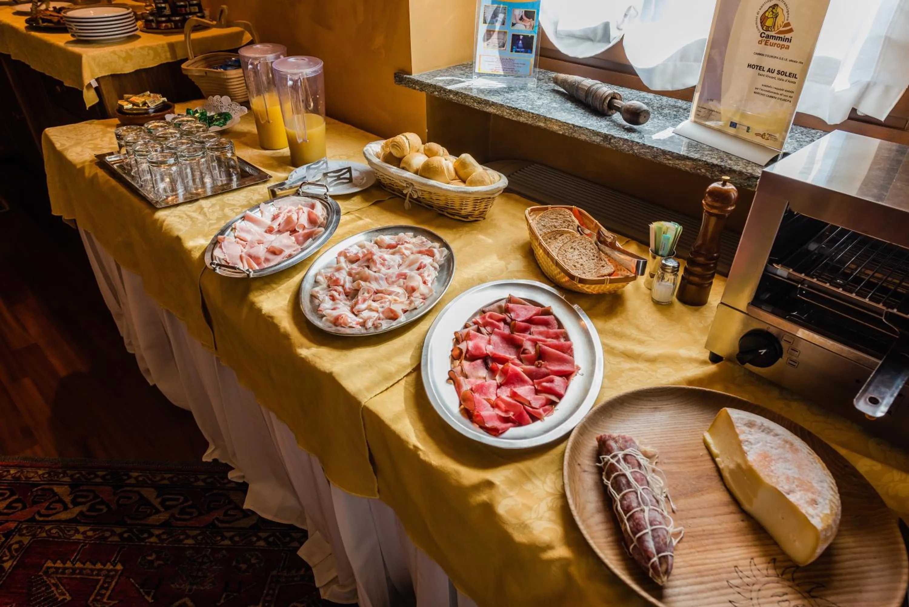 Food close-up in Hotel Au Soleil