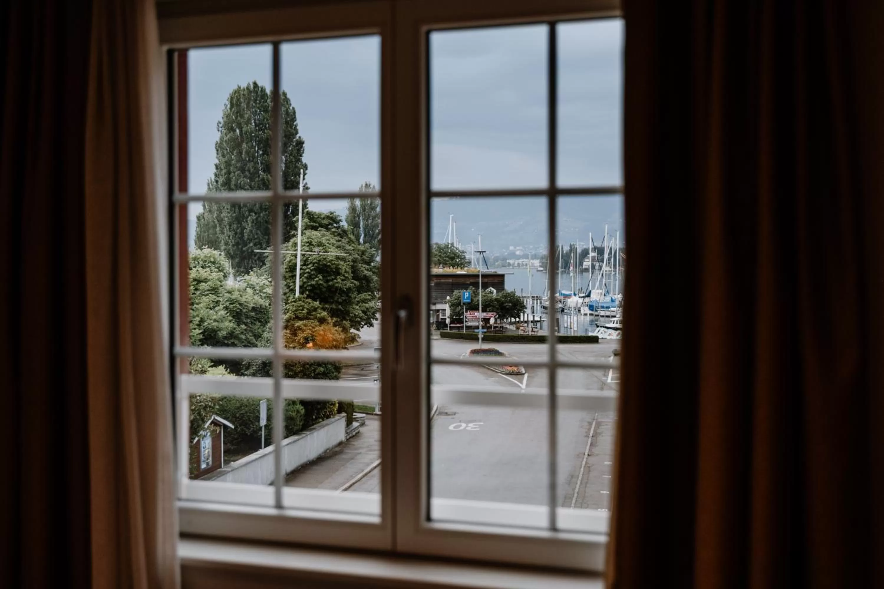 View (from property/room) in Hotel Müllers Self-Check-In