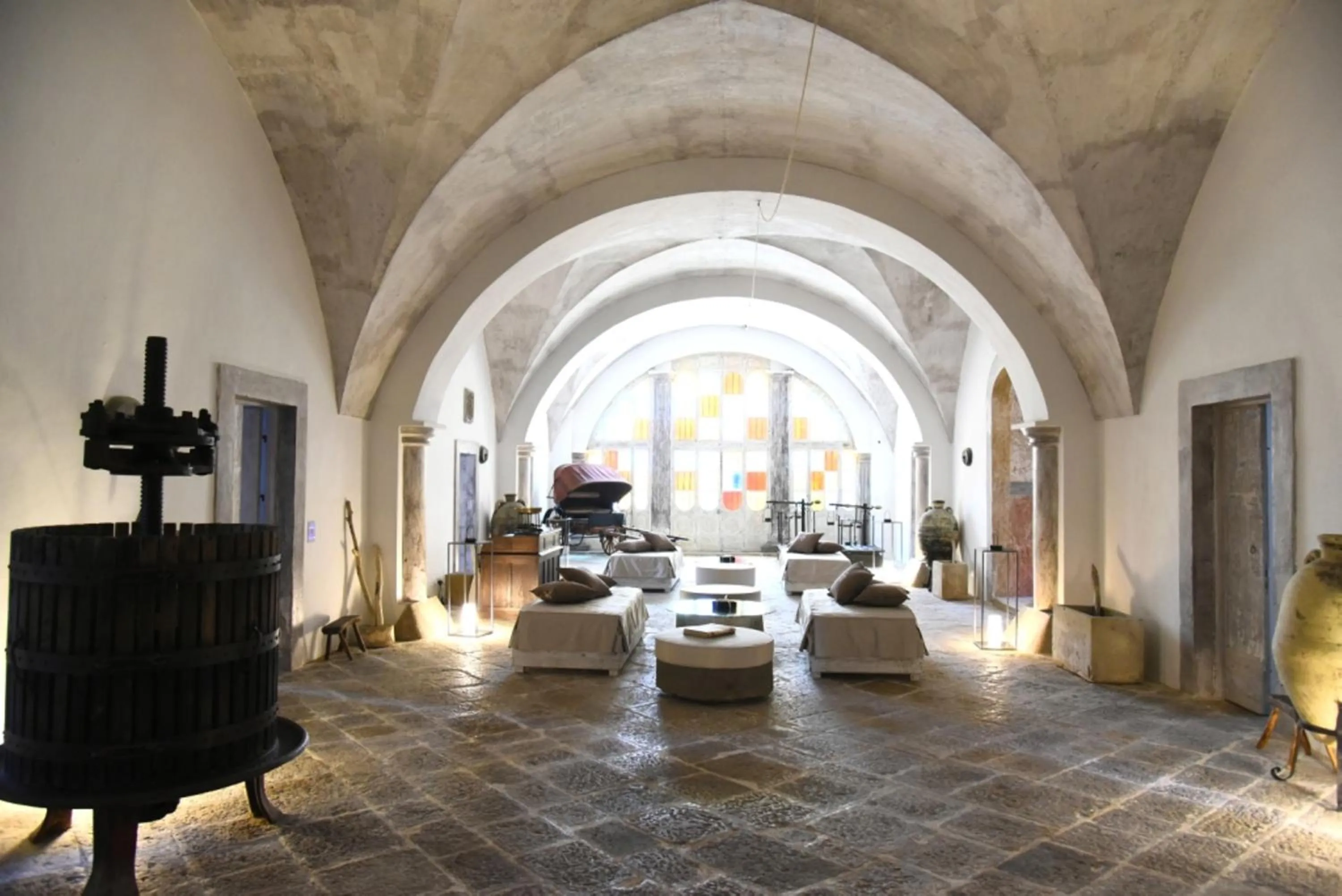 Communal lounge/ TV room in Palazzo Castriota