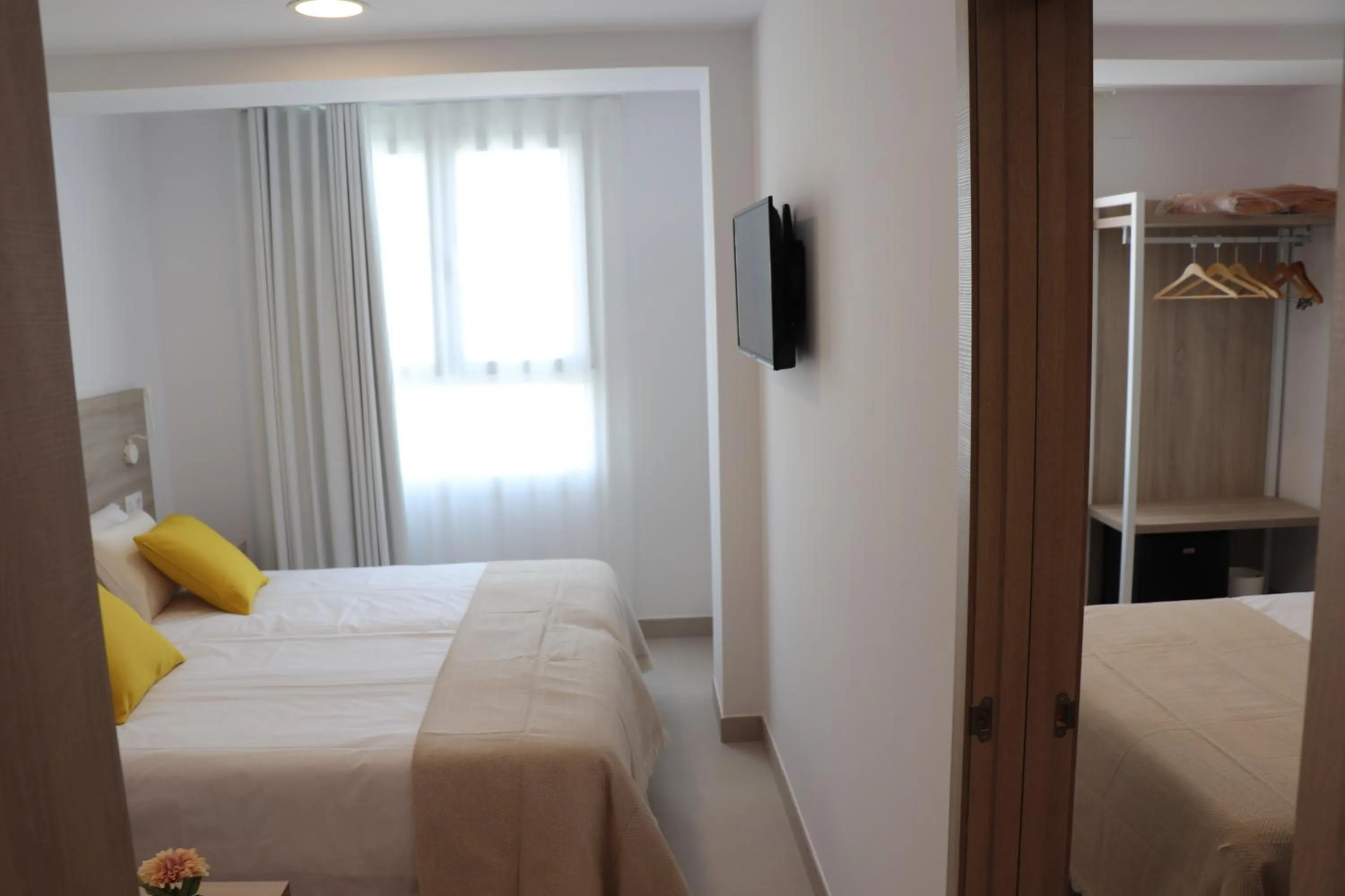 Bed in Hotel Sunna Benicassim