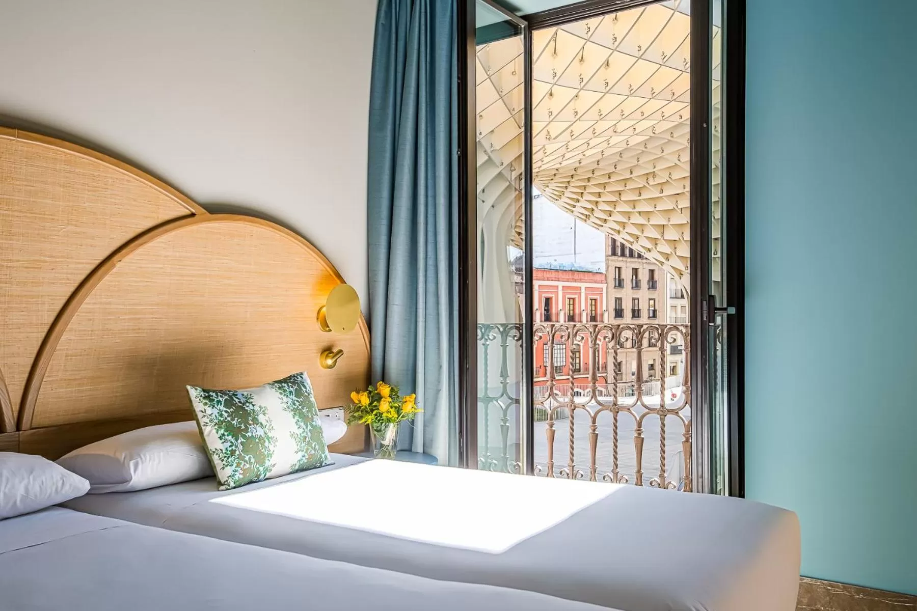 Decorative detail, Bed in Intelier Casa de Indias