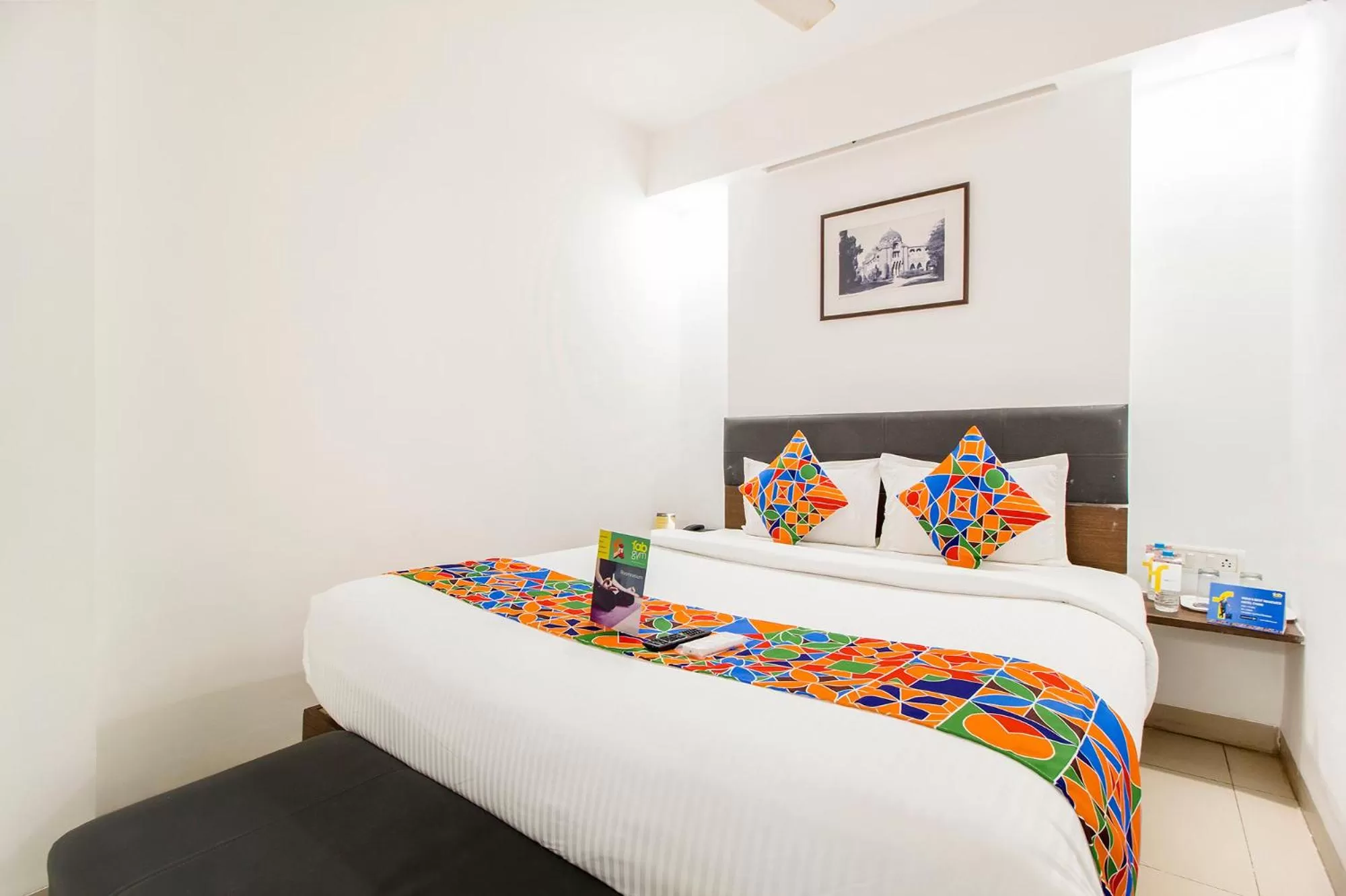 Bedroom, Bed in FabHotel Kalyan