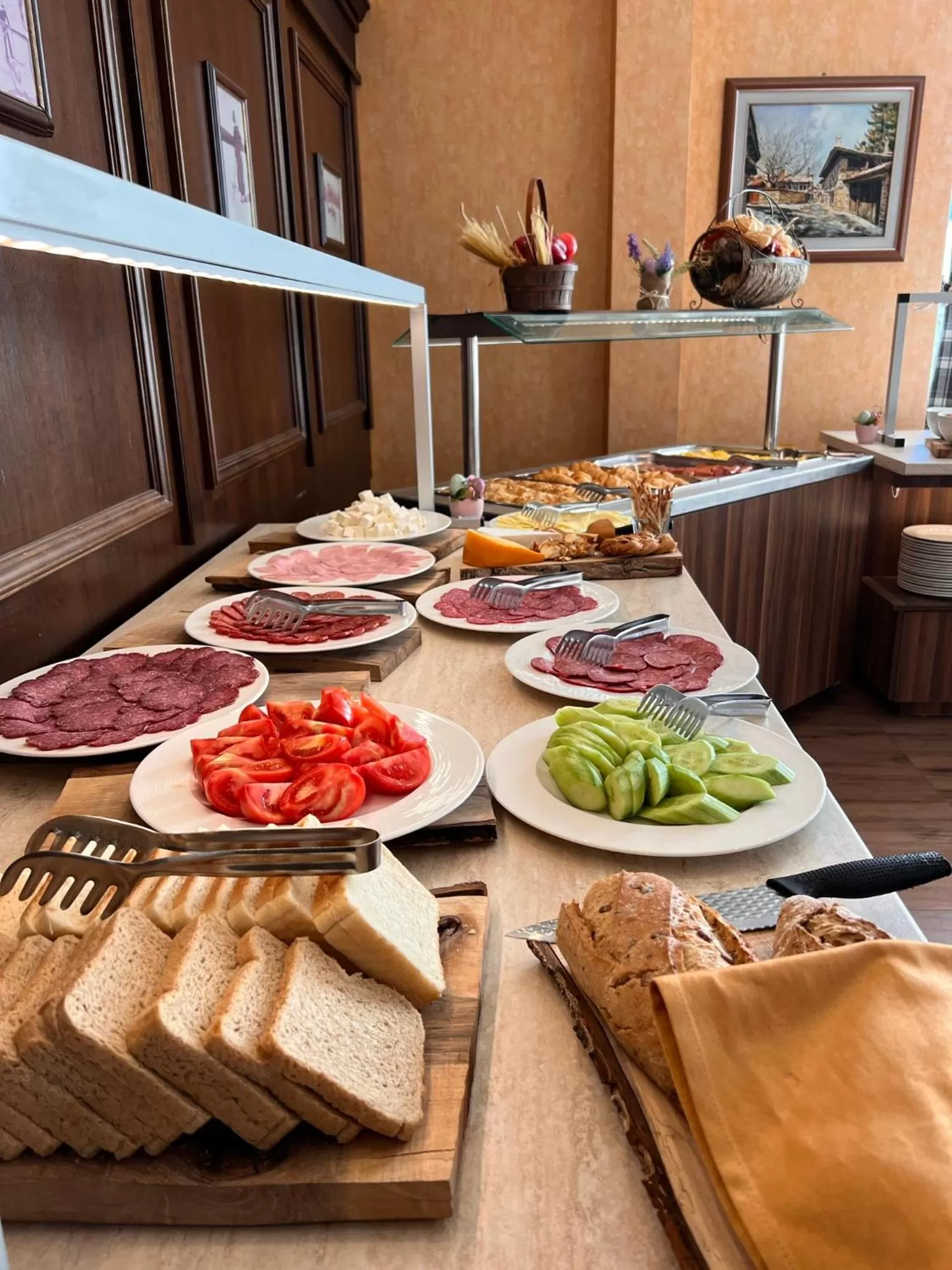 Buffet breakfast in Park Hotel Panorama