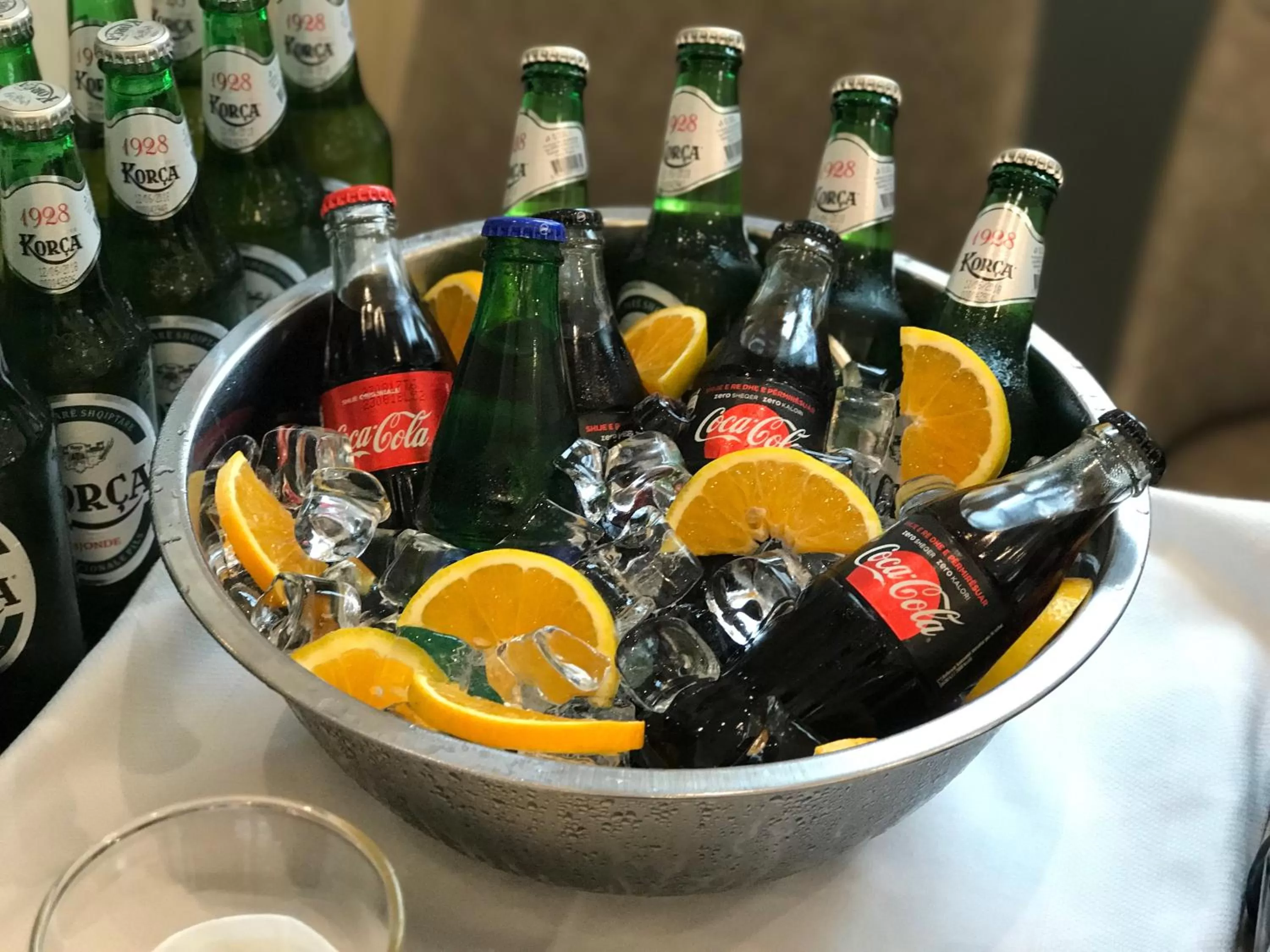 Alcoholic drinks in Hotel Colosseo Tirana