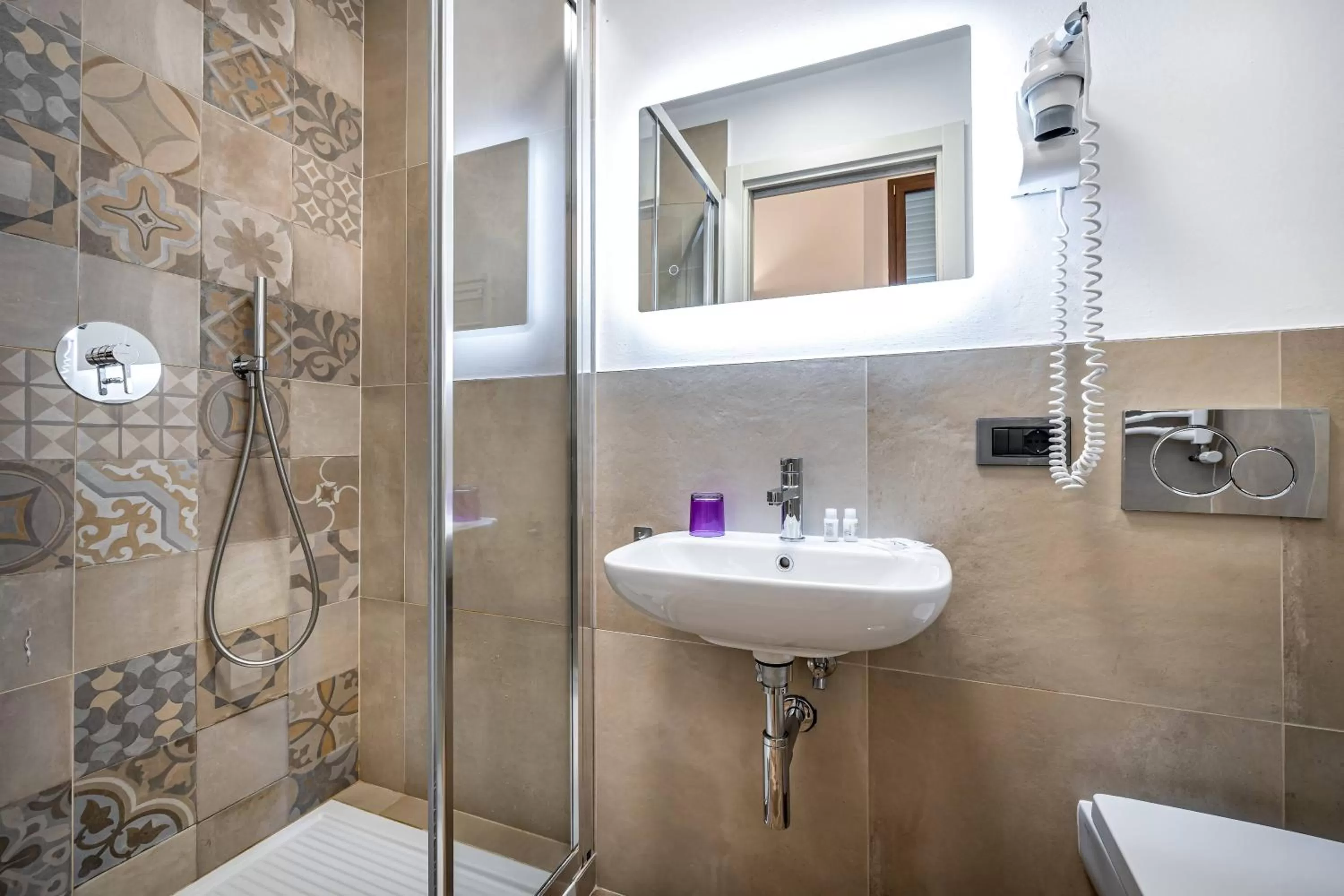 Shower in B&B Lorenzo de' Medici