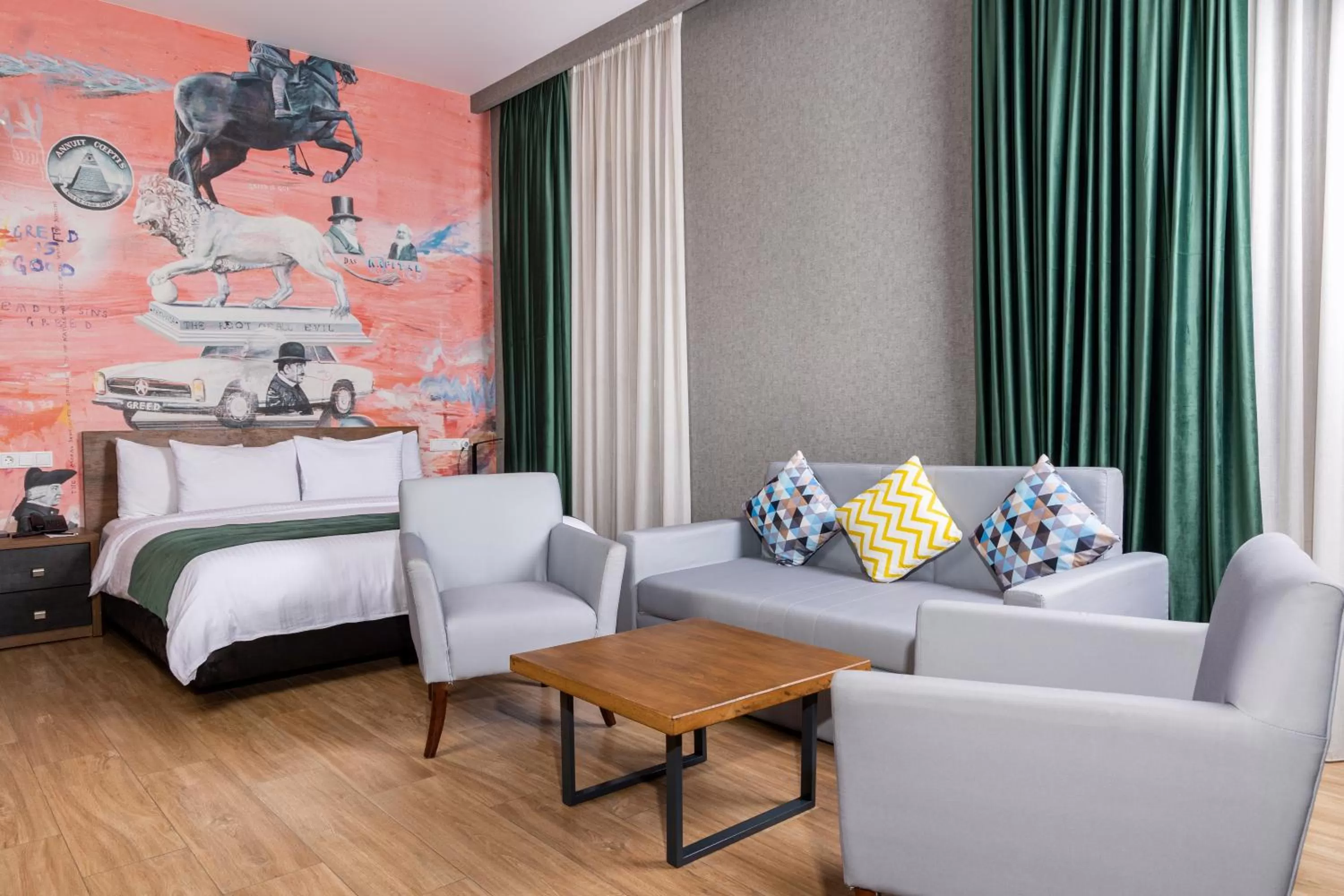 Bedroom, Bed in Theory Hotel