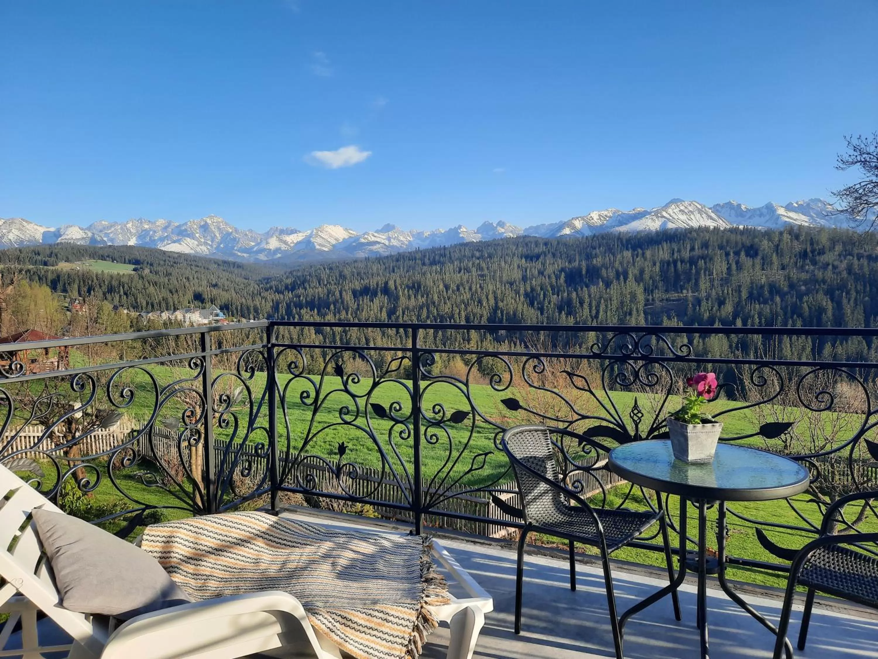 Balcony/Terrace in Górskie Wspomnienie