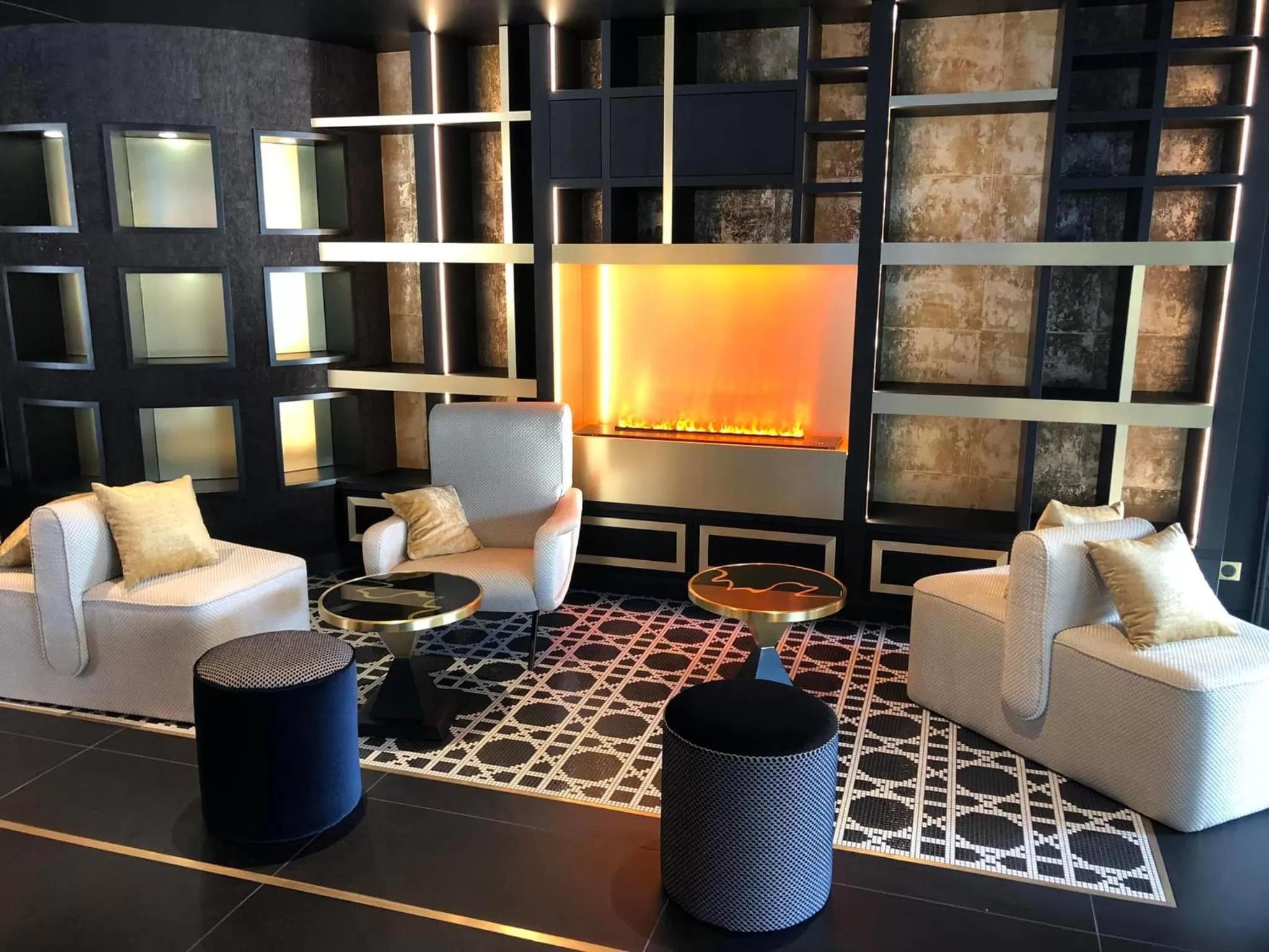 Seating area in Mercure Orléans Centre Bords de Loire