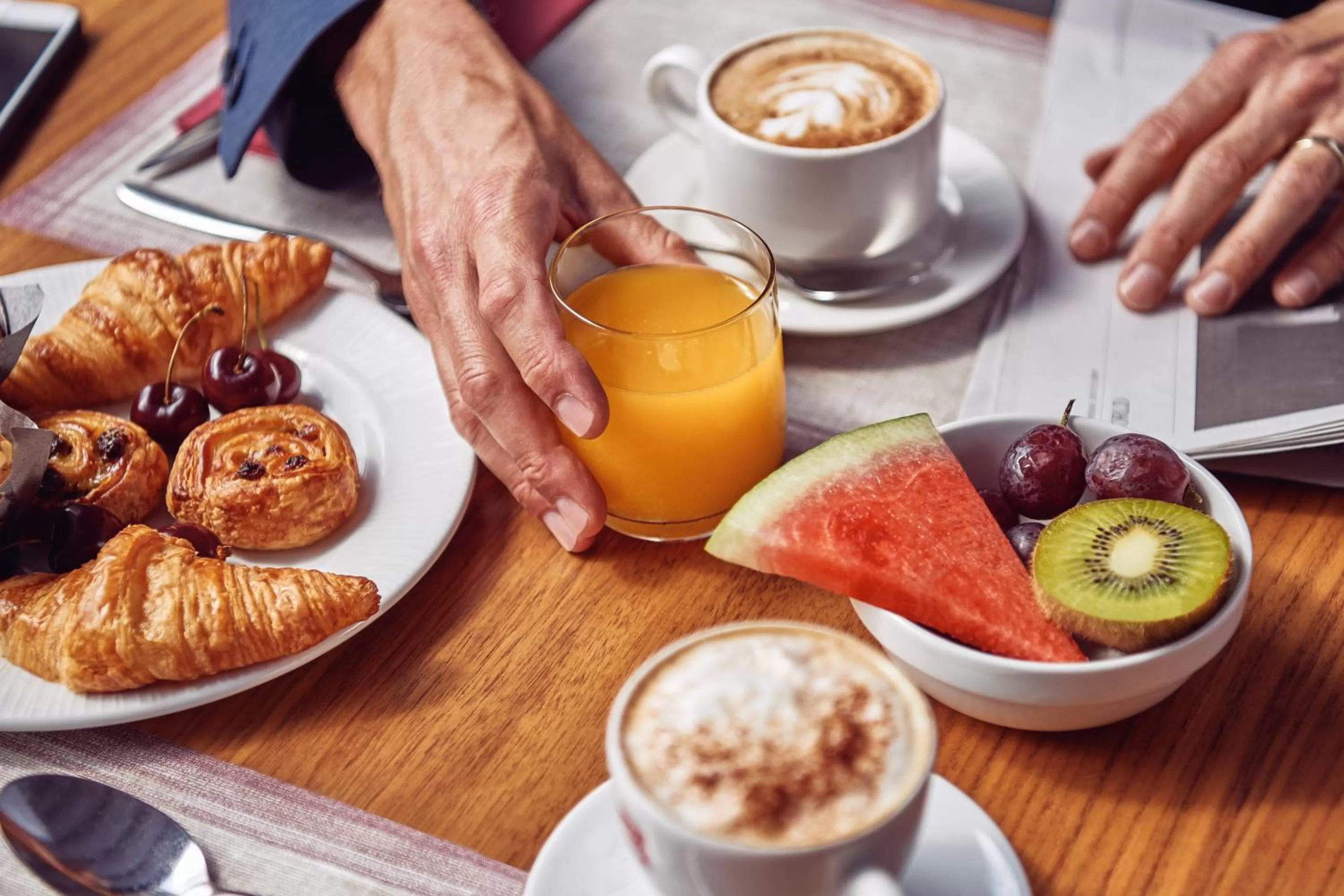 Buffet breakfast in Pullman Rotorua