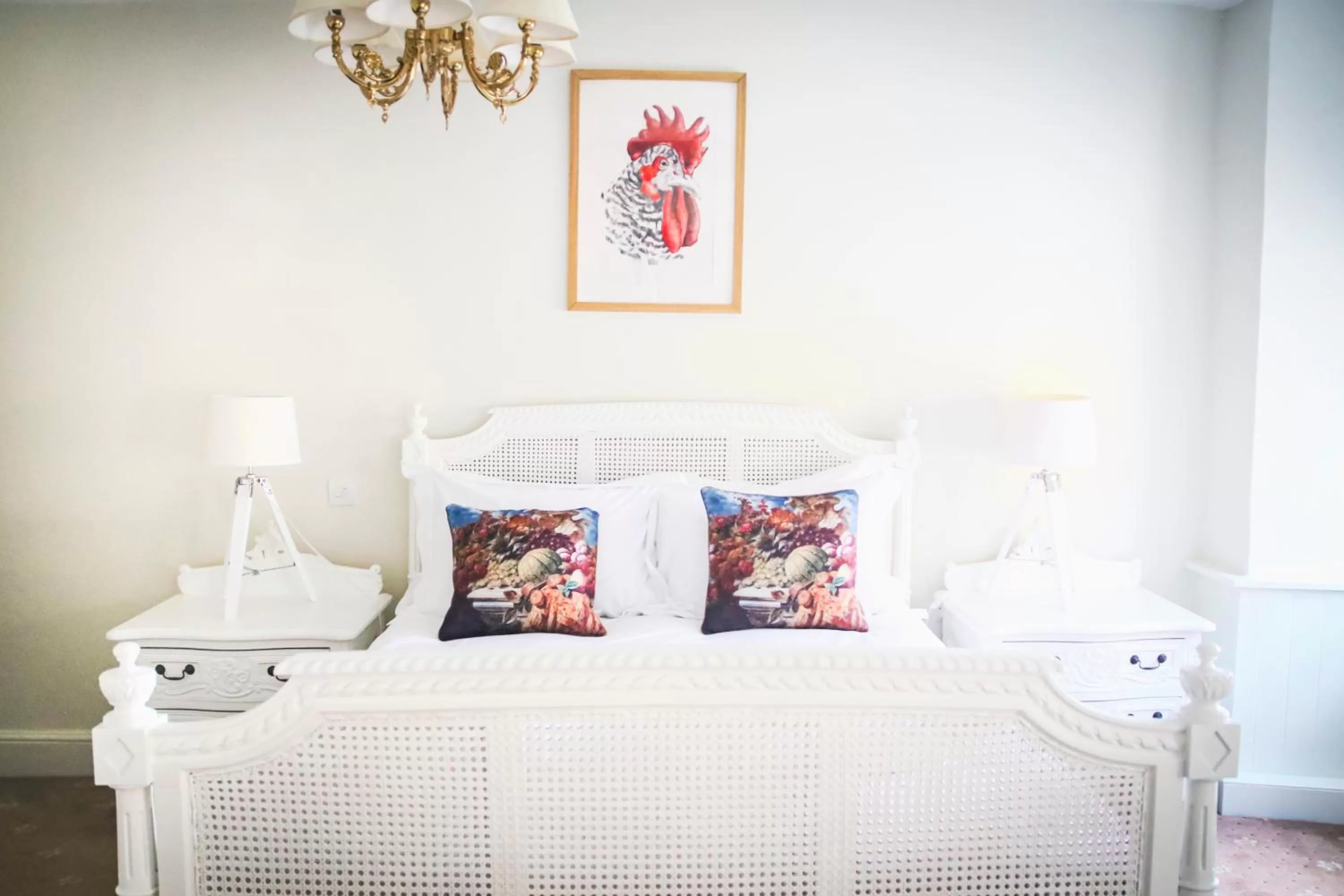 Bed in The Old Crown Coaching Inn