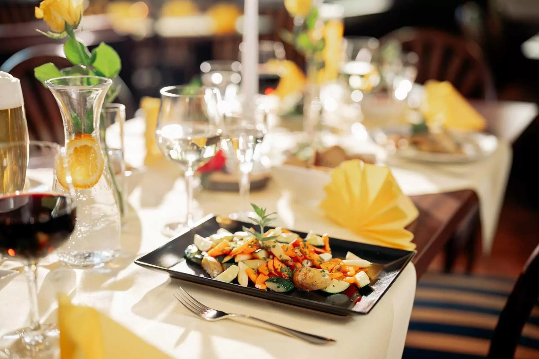 Lunch in Hotel Park Cafe Reichl