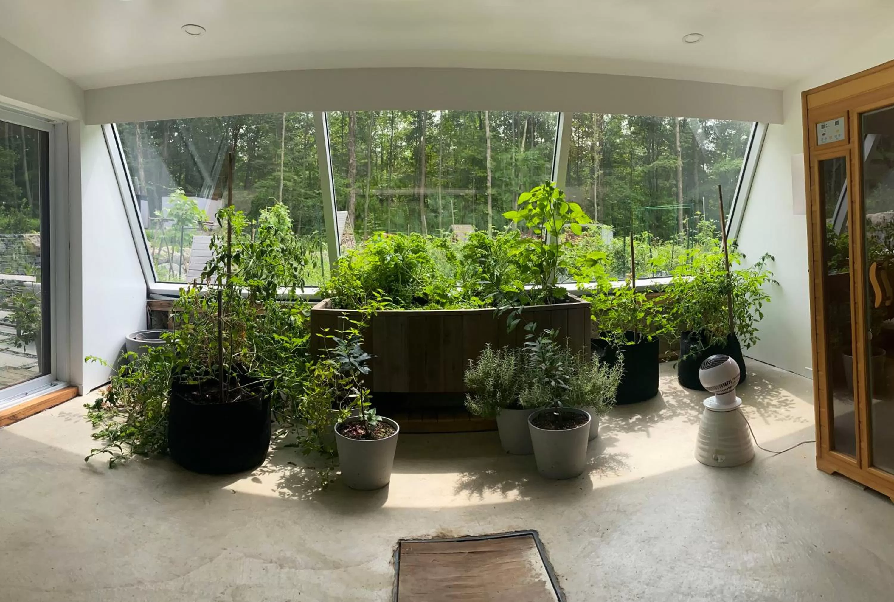 Sauna in Le Camp Caché Shefford