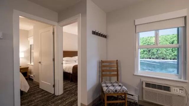 Bed in George Point Inn