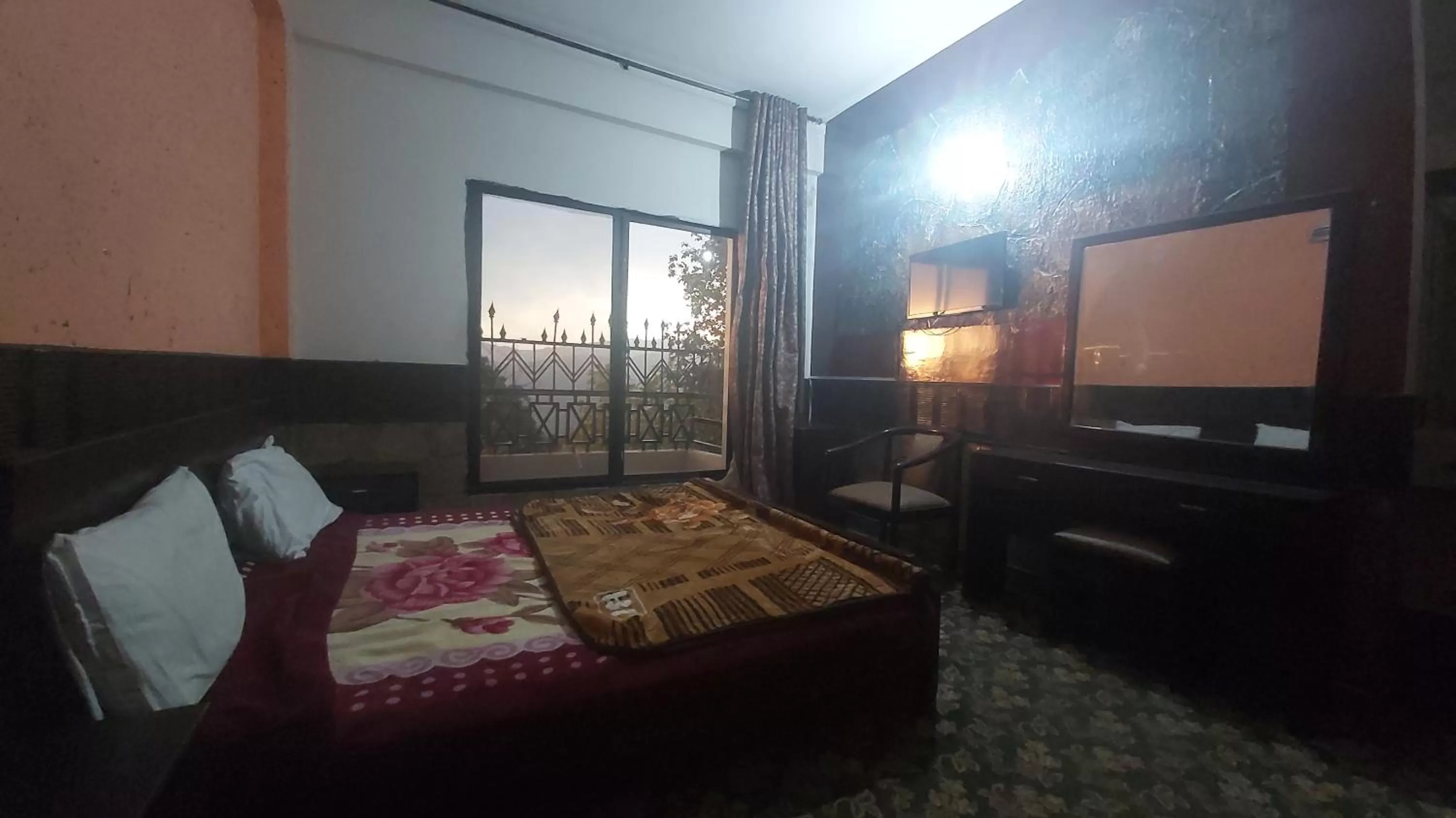 View (from property/room), Bed in Mount Heaven Hotel Murree