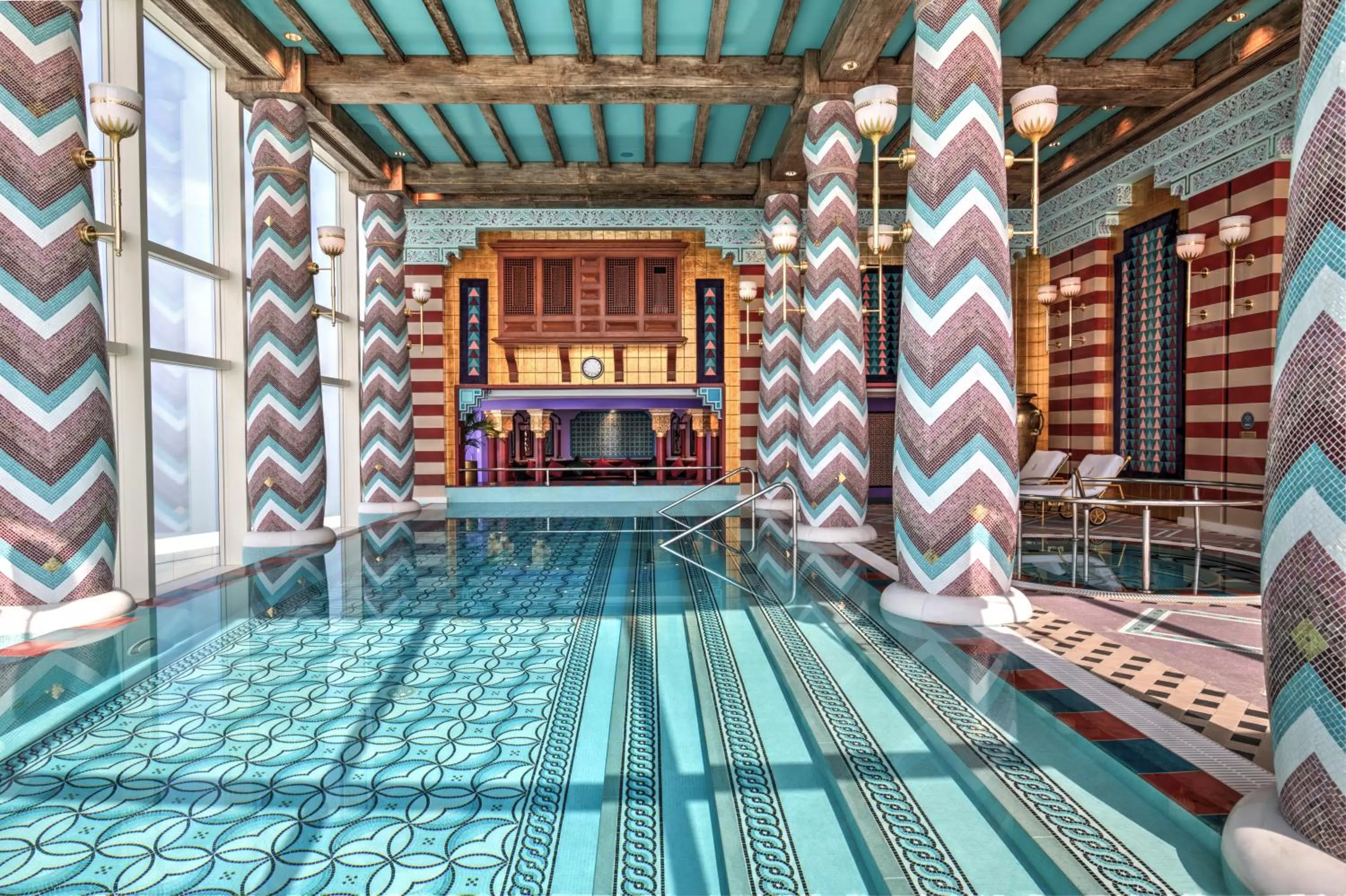 Swimming pool in Jumeirah Burj Al Arab Dubai