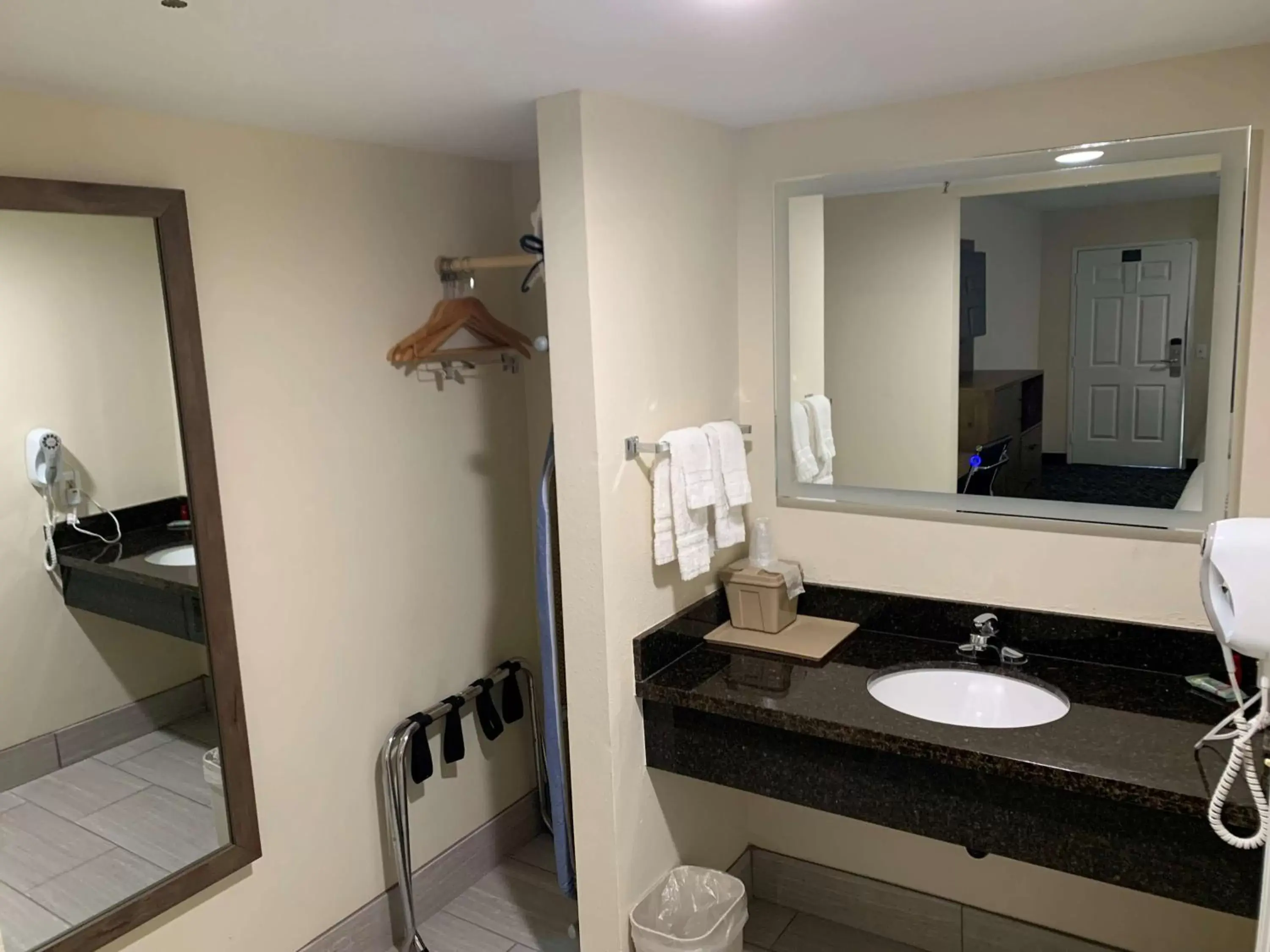 King Room with Roll-In Shower - Disability Access in Quality Inn & Suites King Room with Roll-In Shower - Disability Access in Quality Inn & Suites