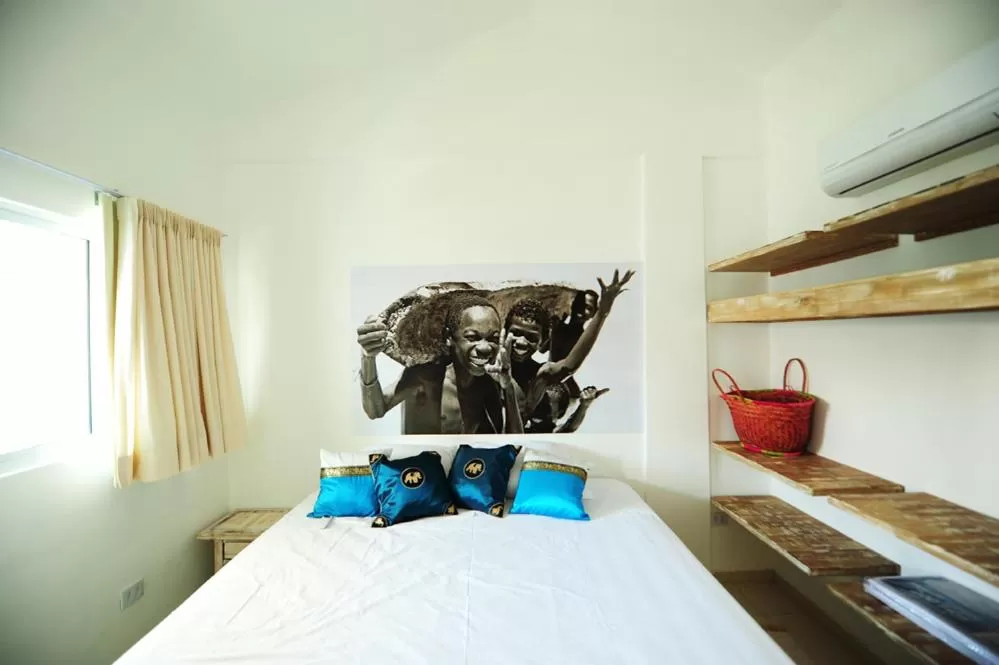 Bed in Manga Verde Beach Residence