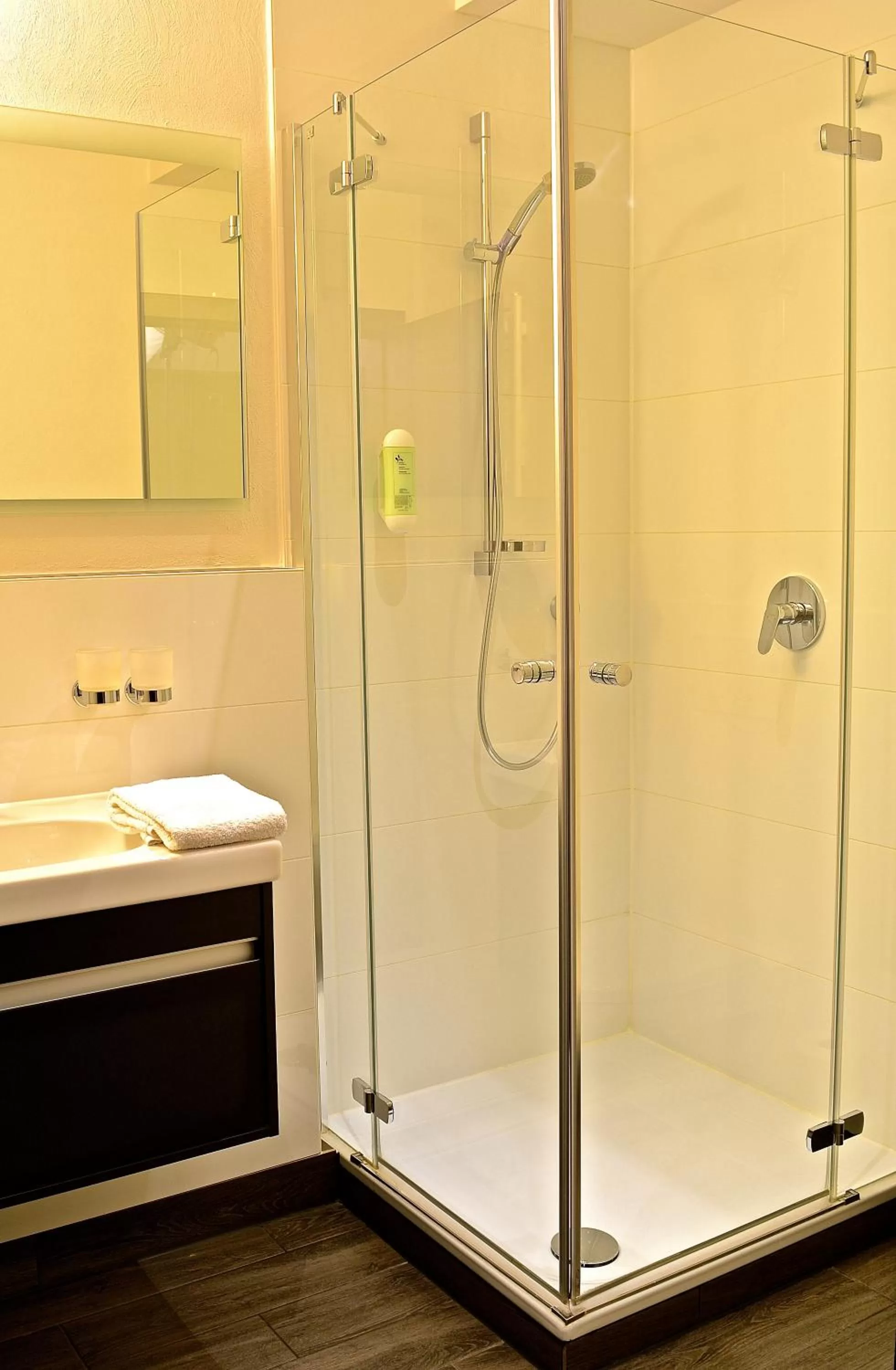 Shower in Hotel Restaurant Telgter Hof