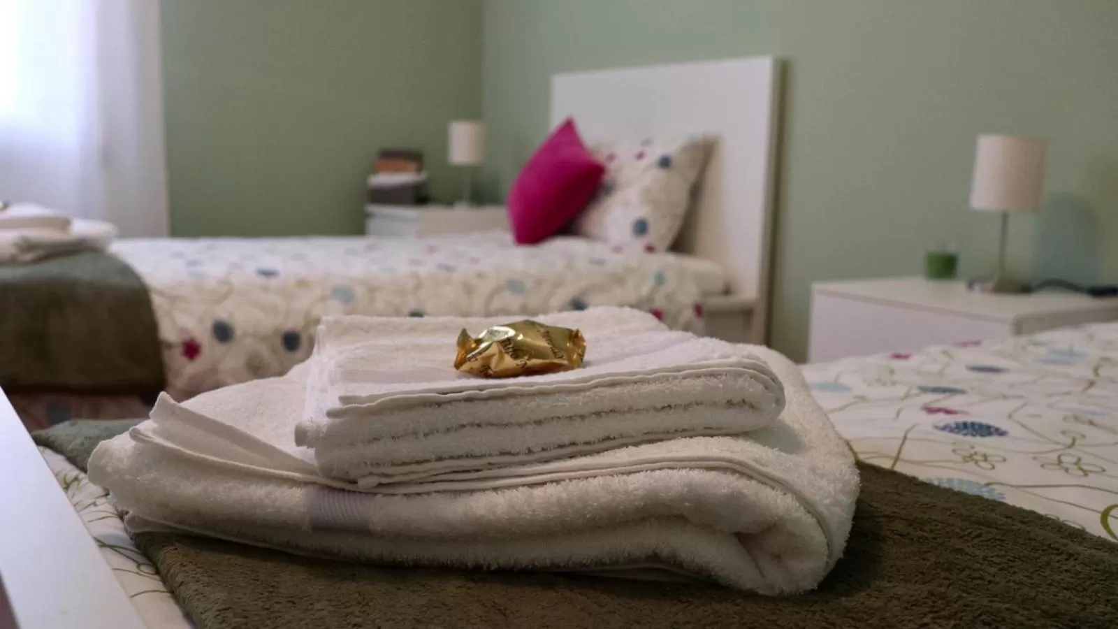 Photo of the whole room, Bed in A Casa di Grace