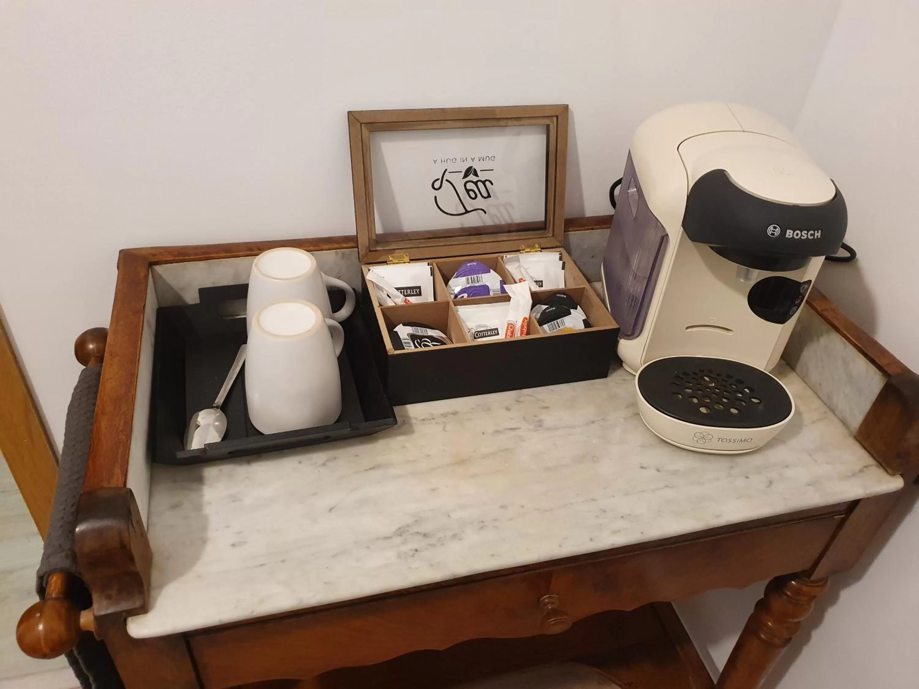 Coffee/tea facilities in Chalet les Myrtilles