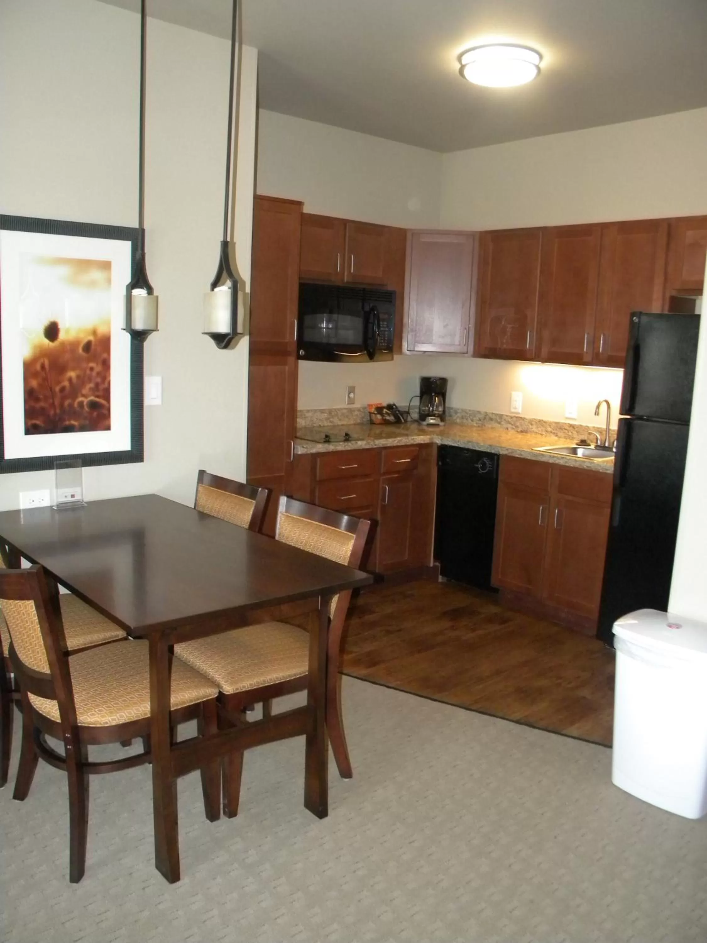 Kitchen or kitchenette in Teddy's Residential Suites Watford City