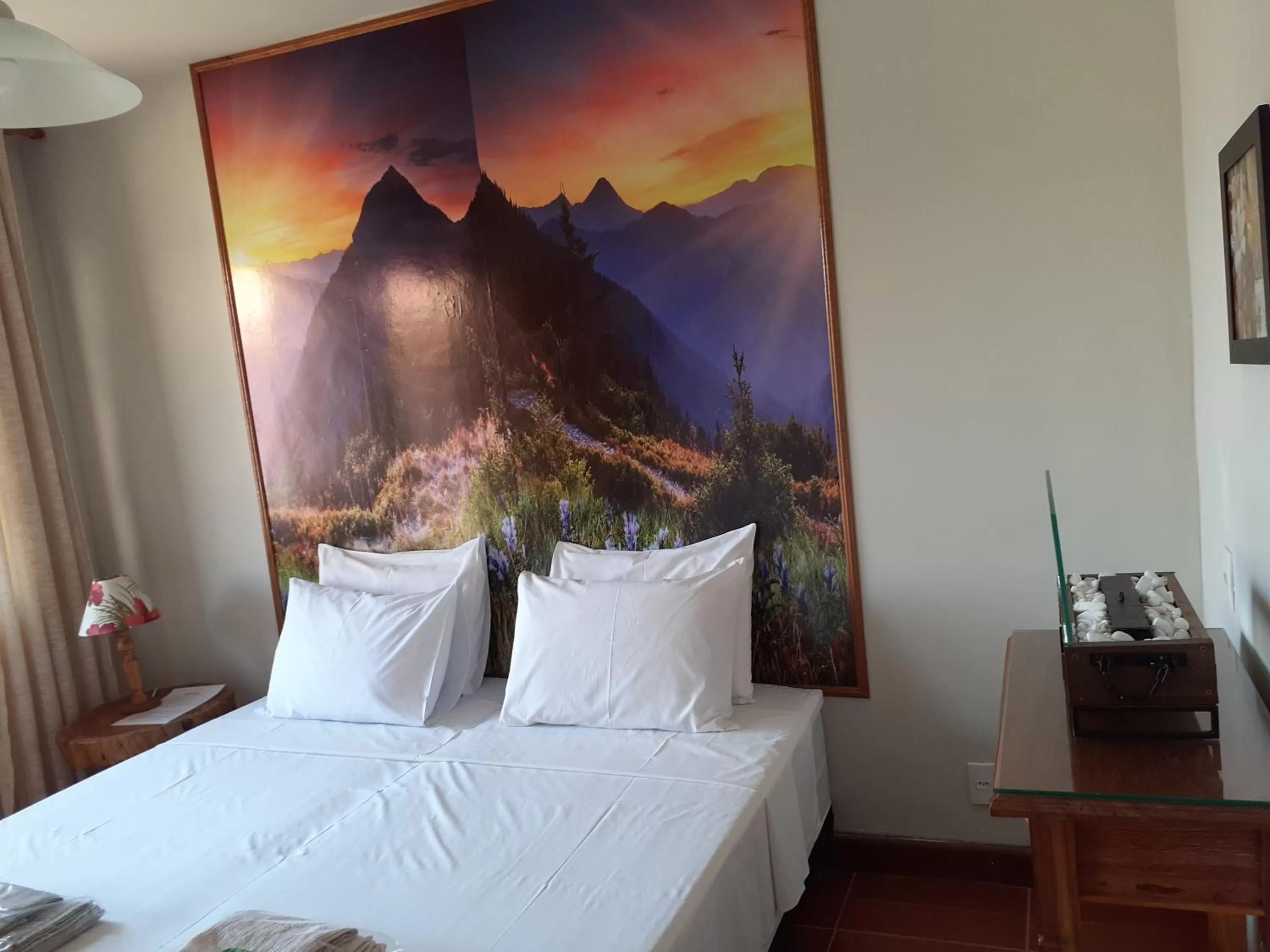 Bed in Pousada R.N.C. Nosso Paraíso