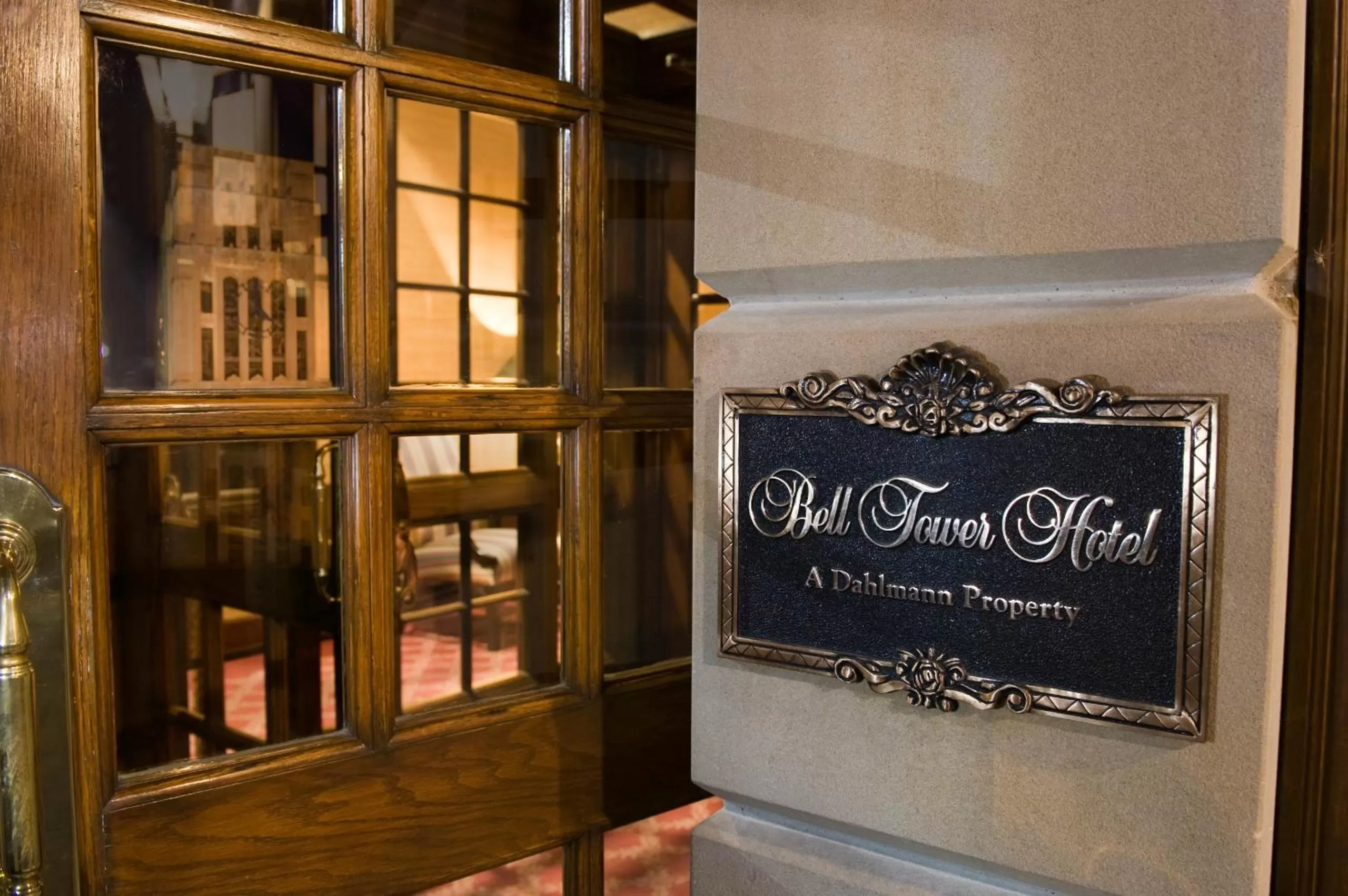 Facade/entrance in Bell Tower Hotel