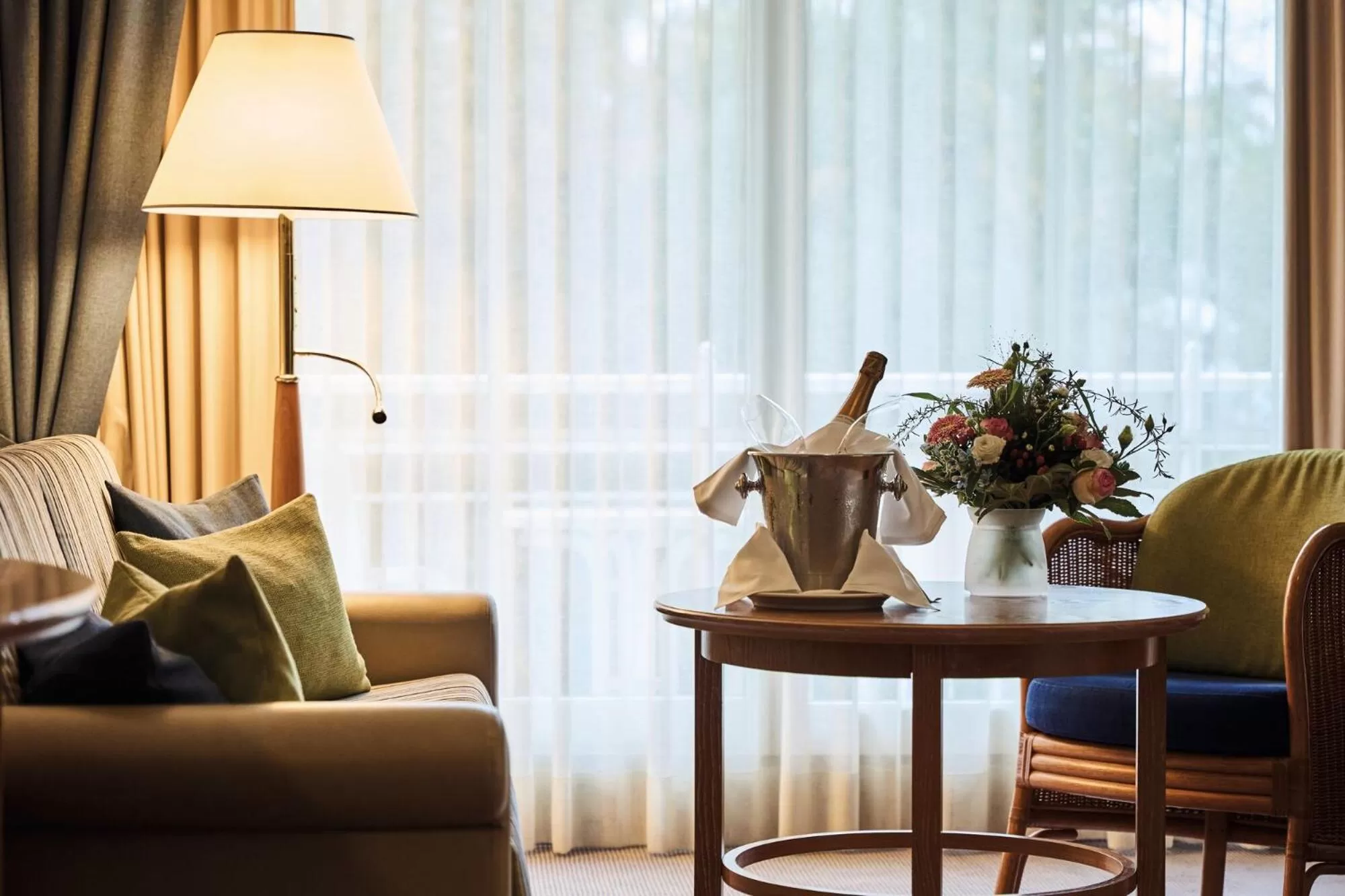 Seating area in aja Strandhotel Bansin