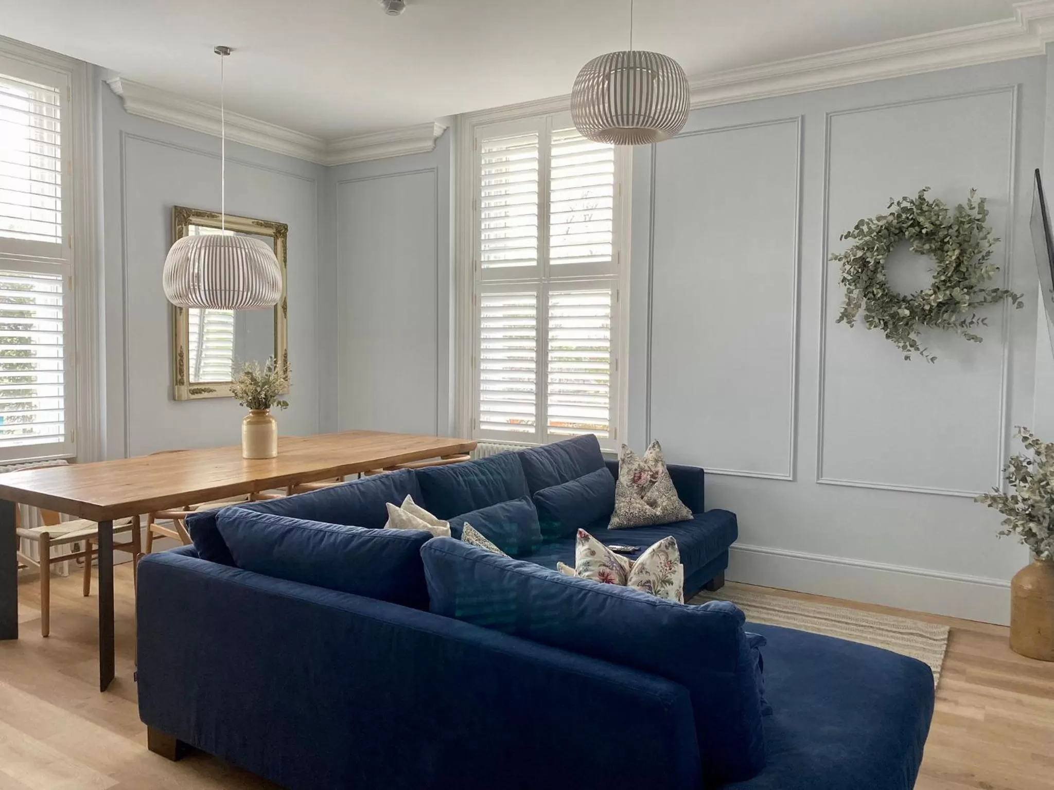 Living room in Railway House York by Chateau Anna