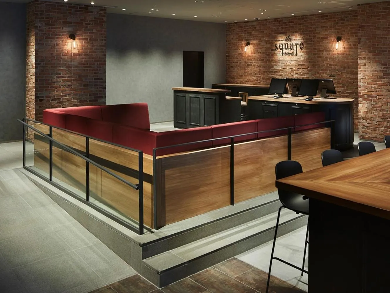 Lobby or reception in the square hotel GINZA