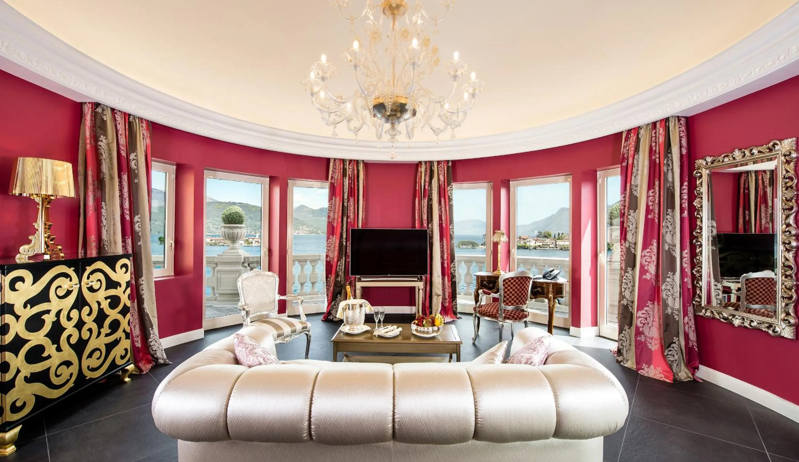 Seating area in Villa e Palazzo Aminta - A Leading Hotel of The World